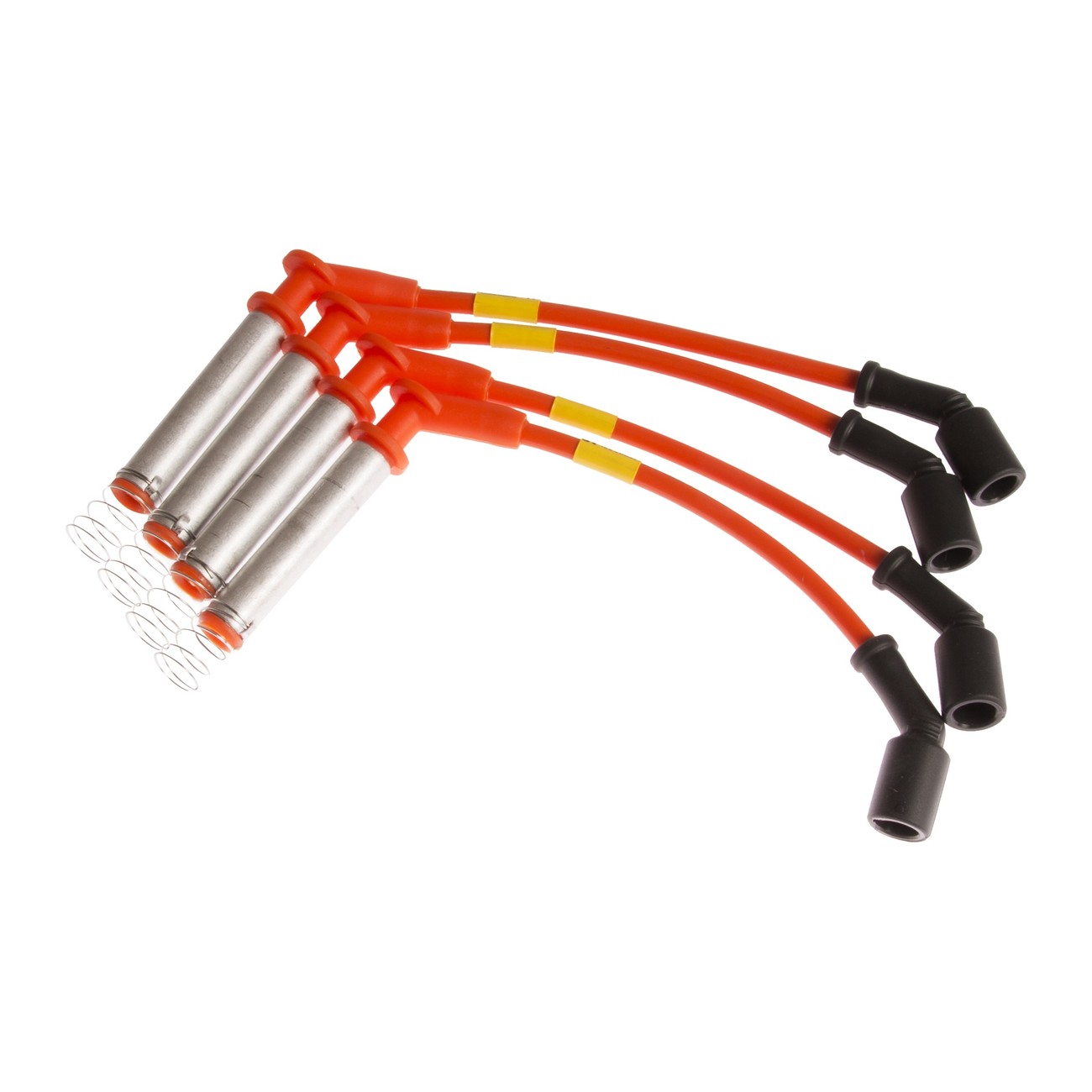 Juego Cables Bujia Ferrazzi Competicion 9mm Chevrolet Onix 1.4 8v Prisma 2 1.4 8v Naranja