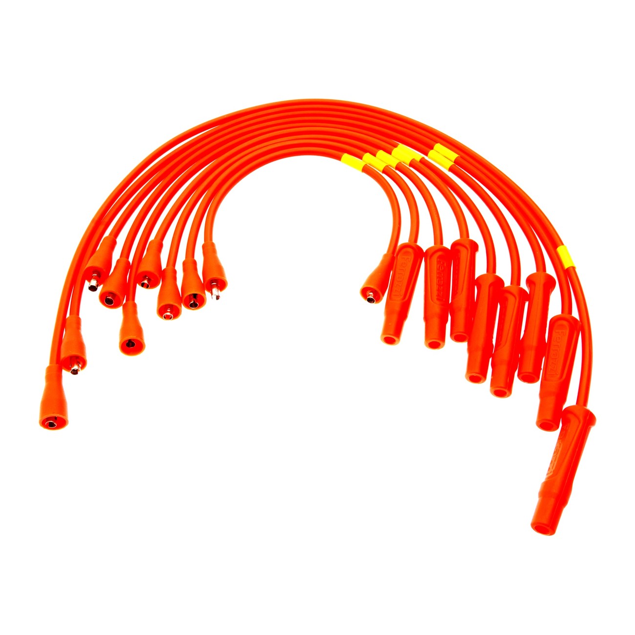 Juego Cables Bujia Ferrazzi Competicion 9mm Dodge Gtx 5.2 Naranja