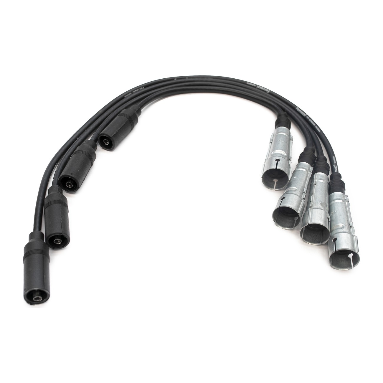 Juego Cables Bujia Ferrazzi Basic Seat Cordoba 1.8 Ibiza 1.8 Volkswagen Golf 1.8 Polo Classic 1.8 Negro