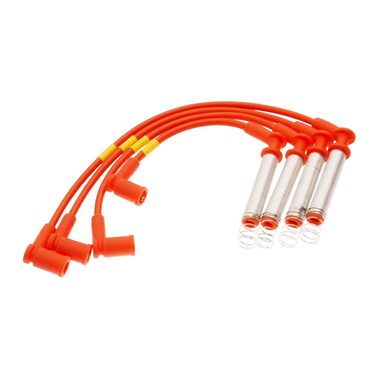 Juego Cables Bujia Ferrazzi Competicion 9mm Ford Courier 1.6 8v Ecosport 1.6 8v Escort 1.6 8v Fiesta 1.6 8v Focus 1.6 8v Ka 1.0 Naranja