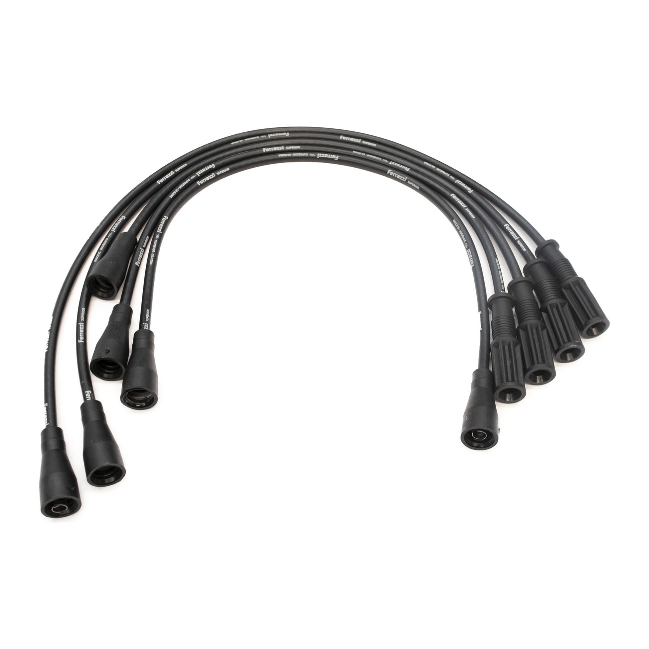 Juego Cables Bujia Ferrazzi Superior Silicona Fiat Regatta 1.6 Negro