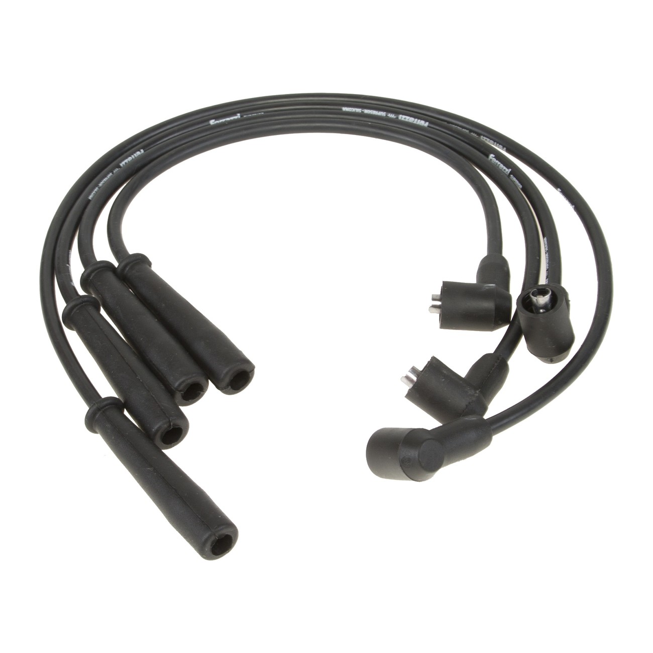 Juego Cables Bujia Ferrazzi Superior Silicona Fiat Duna 1.4 8v Palio 1.6 8v Siena 1.6 8v Negro