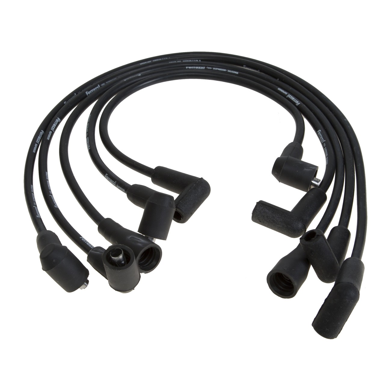 Juego Cables Bujia Ferrazzi Superior Silicona Fiat Regatta 1.6 Negro