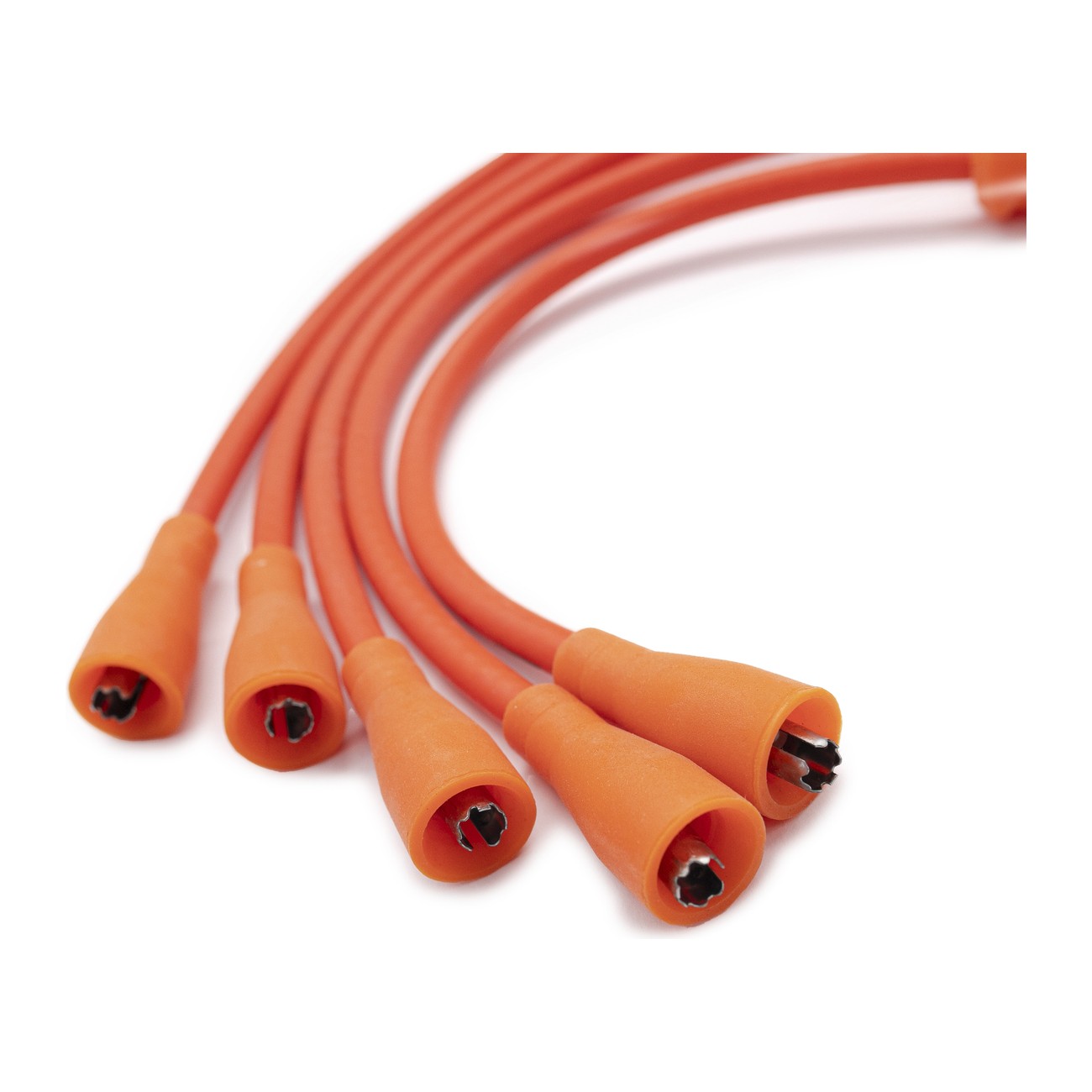 Juego Cables Bujia Ferrazzi Competicion 9mm Fiat 147 Vivace / Spazio 1.1 Fiorino 1.3 Naranja