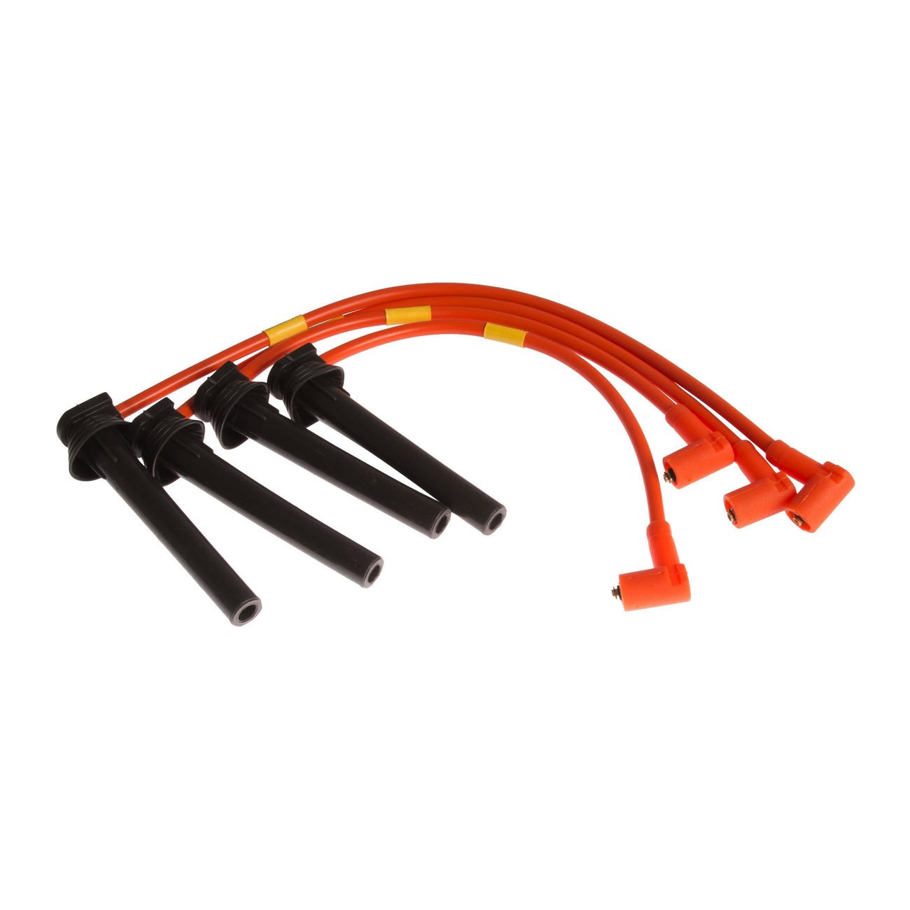 Juego Cables Bujia Ferrazzi Competicion 9mm Fiat Grand Siena 1.6 16v Idea 1.6 16v Linea 1.8 16v Palio 1.6 16v Punto 1.6 16v Siena 1.6 16v Strada 1.6 16v Naranja