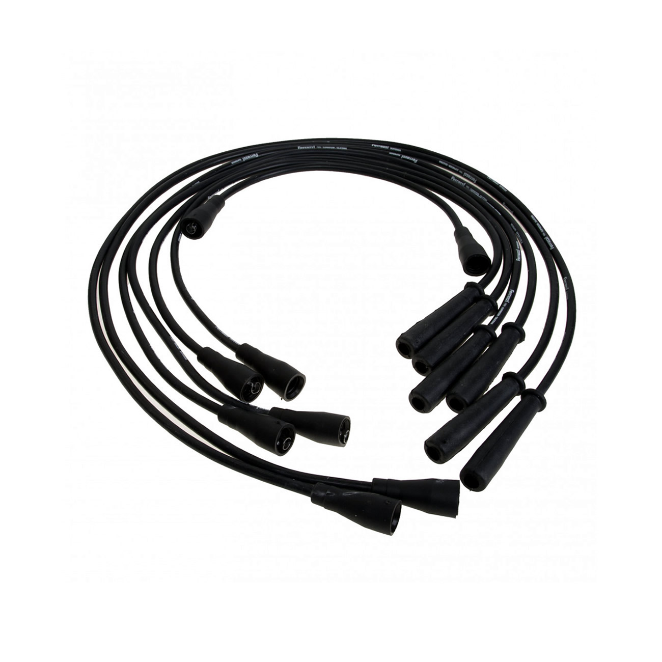 Juego Cables Bujia Ferrazzi Basic Ika Estanciera 2.9 Jeep Rambler 3.7 Negro