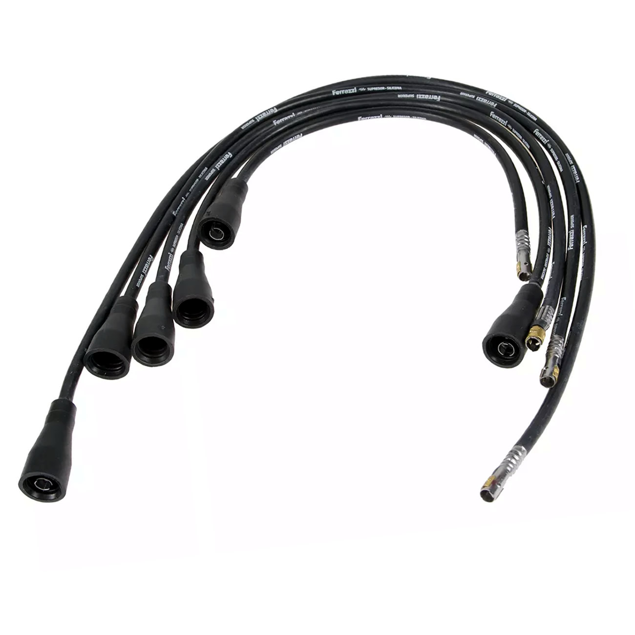Juego Cables Bujia Ferrazzi Basic Peugeot 504 1.8 Negro