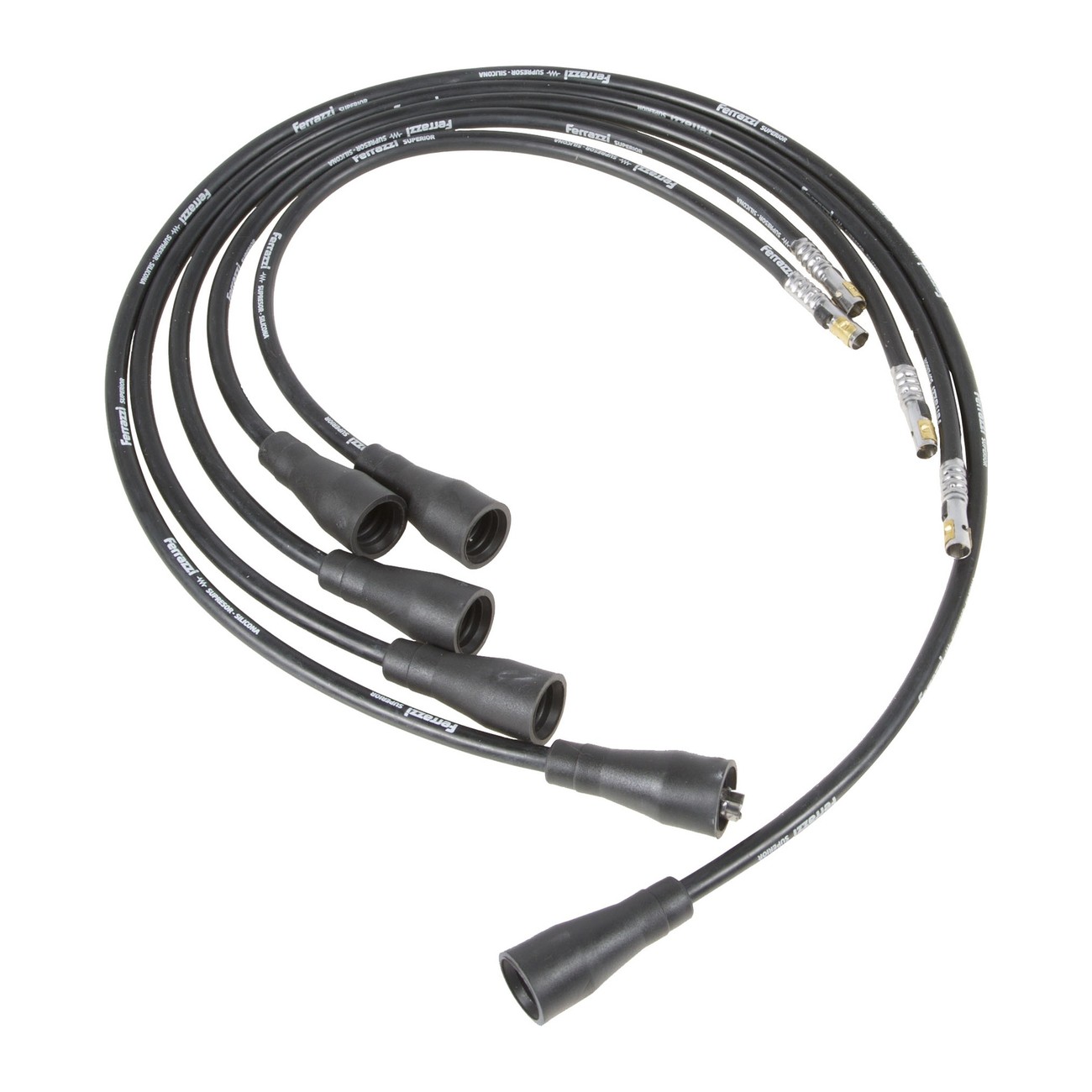 Juego Cables Bujia Ferrazzi Basic Peugeot 505 1.8 Negro