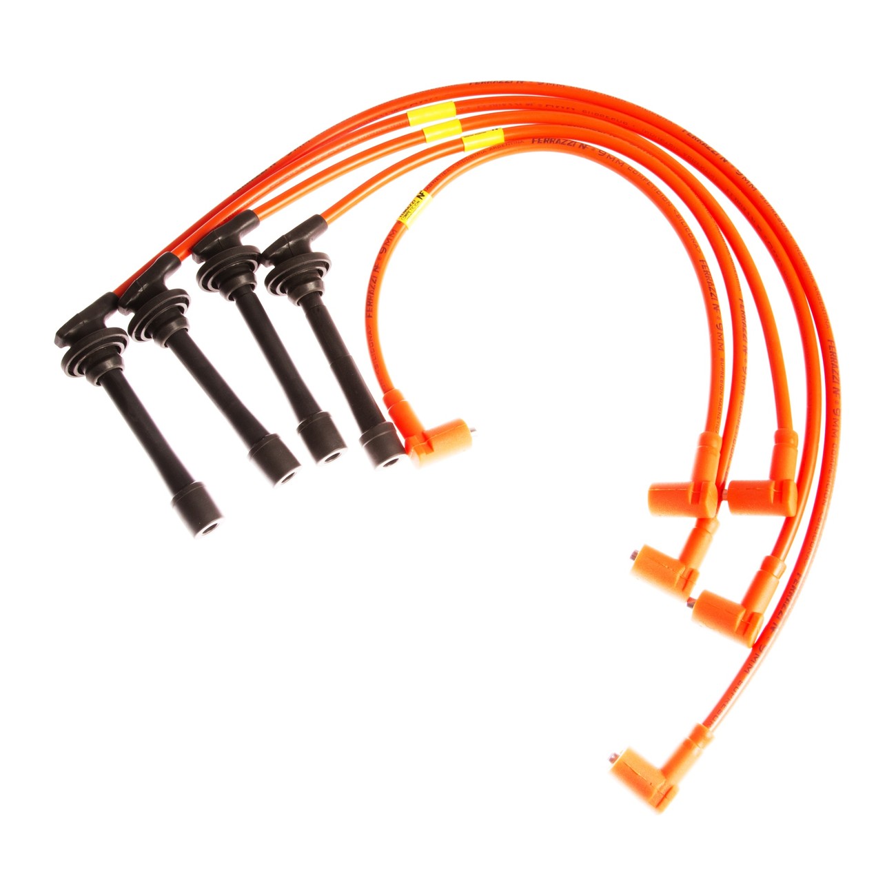 Juego Cables Bujia Ferrazzi Competicion 9mm Daihatsu Feroza 1.6 16v Sportrack 1.6 16v Naranja
