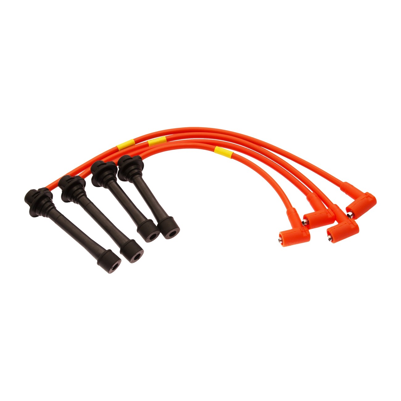 Juego Cables Bujia Ferrazzi Competicion 9mm Mazda Mx5 Miata 1.6 Naranja