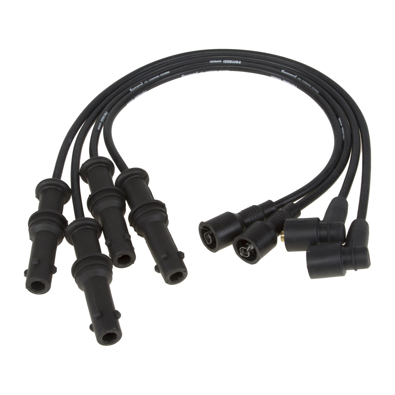 Juego Cables Bujia Ferrazzi Superior Silicona Subaru Impreza 1.6 Legacy 2.0 Negro