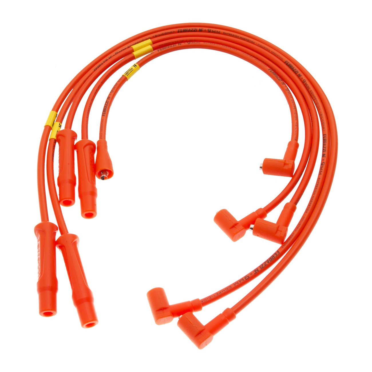 Juego Cables Bujia Ferrazzi Competicion 9mm Nissan Pathfinder 2.4 Naranja