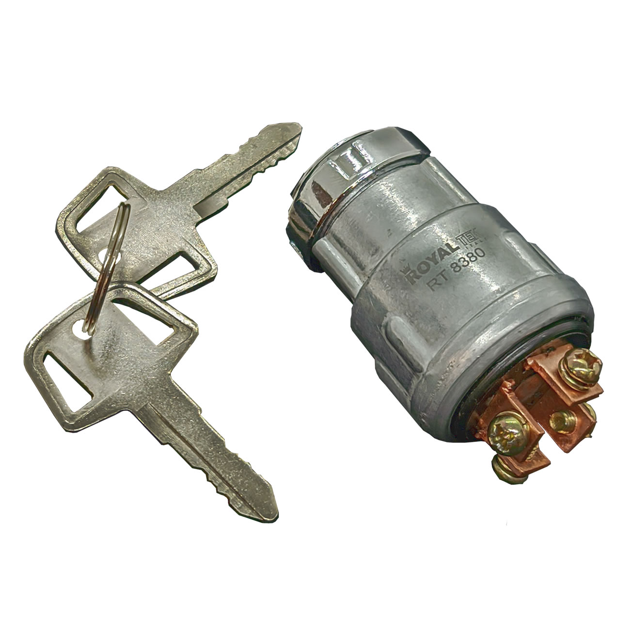 Llave De Contacto Tambor Arranque 3 Puntos Universal 4 Pin