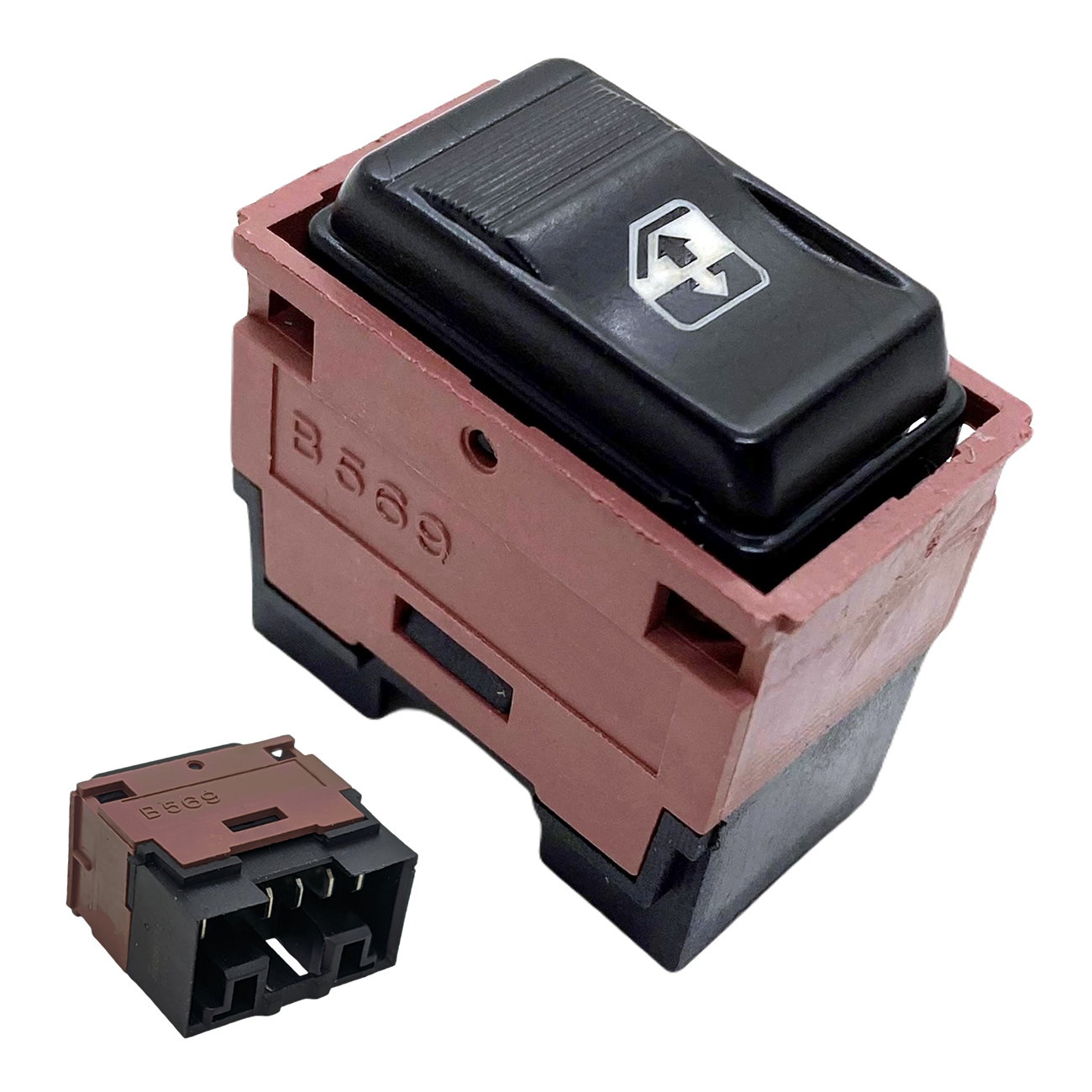 Tecla Levanta Vidrios Fiat Duna Uno Base Marron