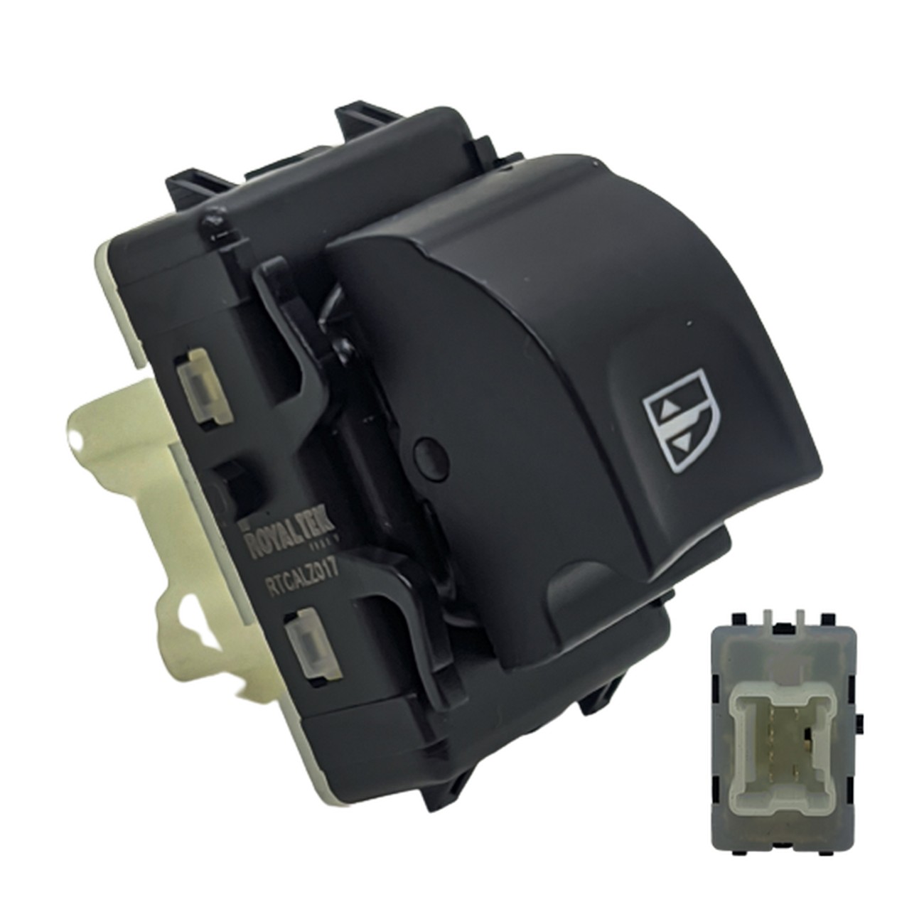 Tecla Levanta Vidrios Renault Logan Sandero Base Blanca