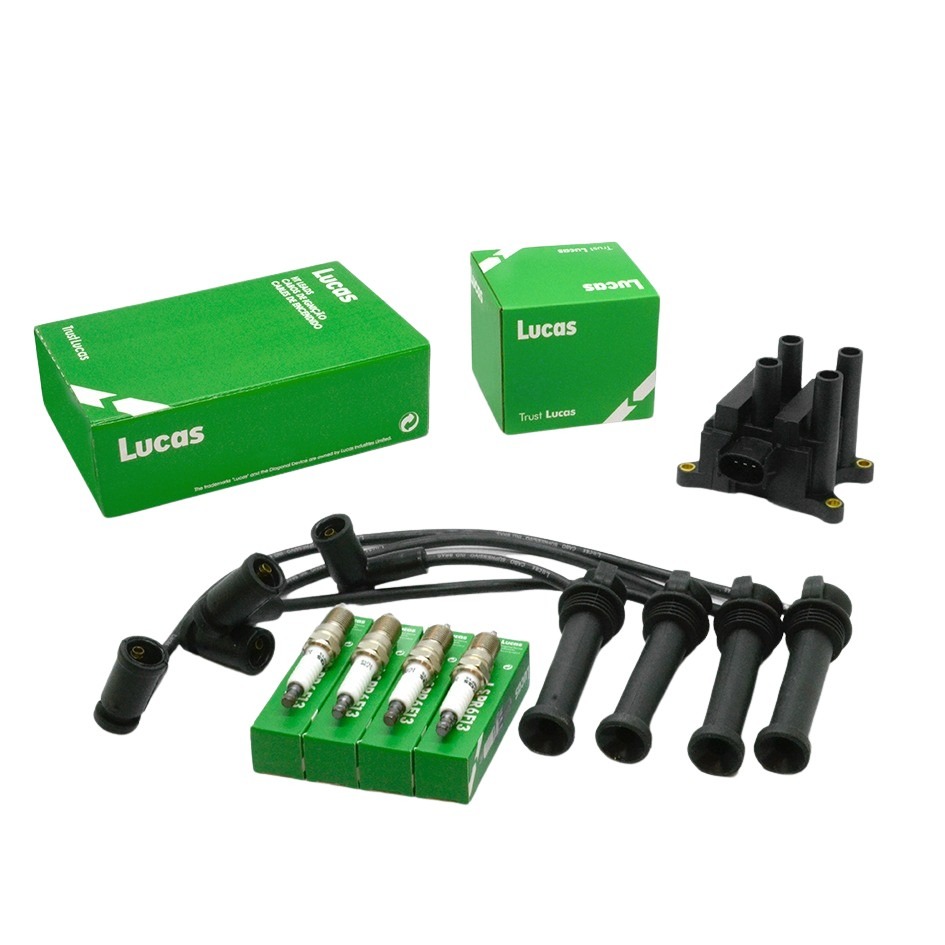 Kit Bobina Cables Y Bujias Lucas Ford Focus 2.0 16v