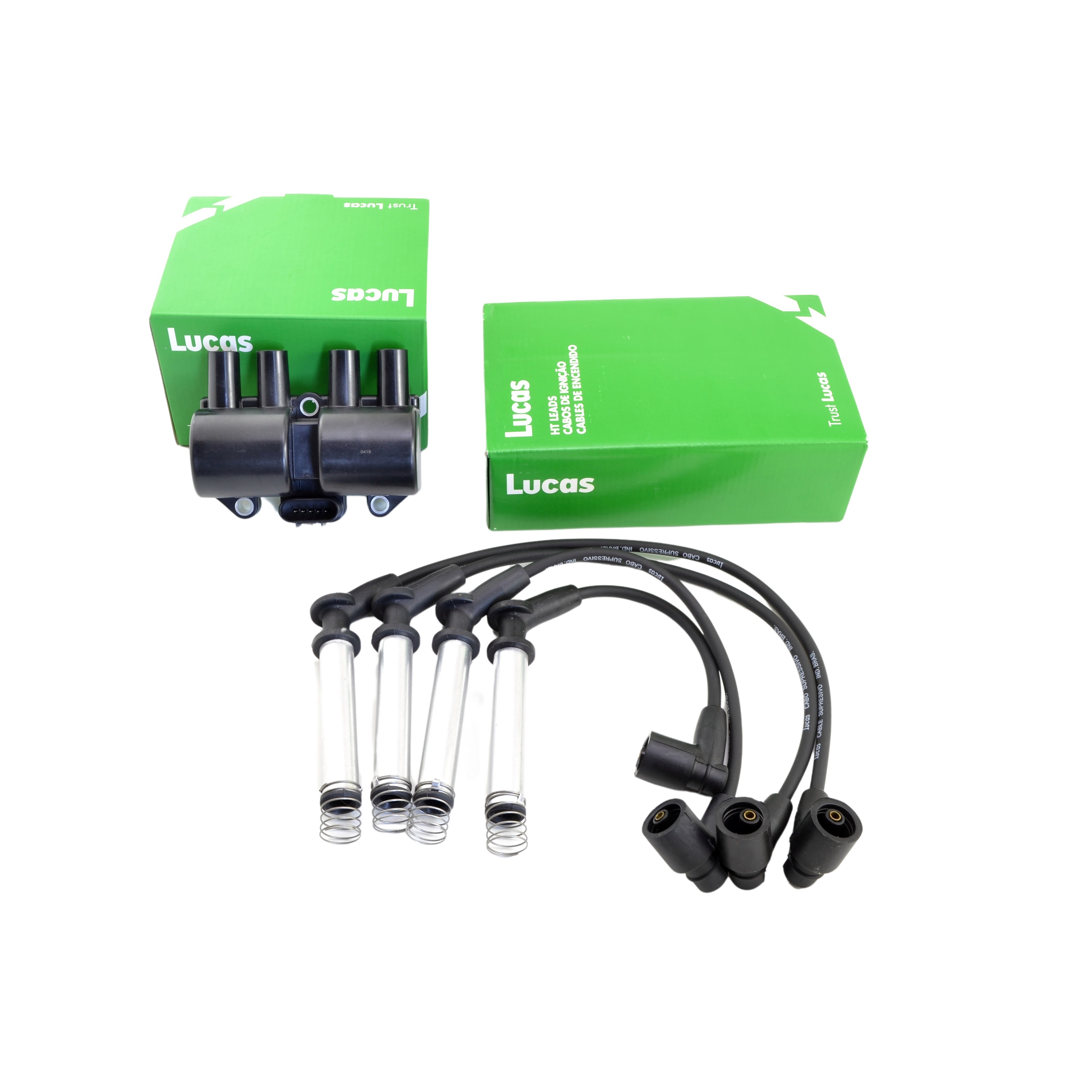 Kit Bobina Y Cables Lucas Chevrolet Agile 1.4 8v Corsa 1.4 8v Corsa Classic 1.4 8v