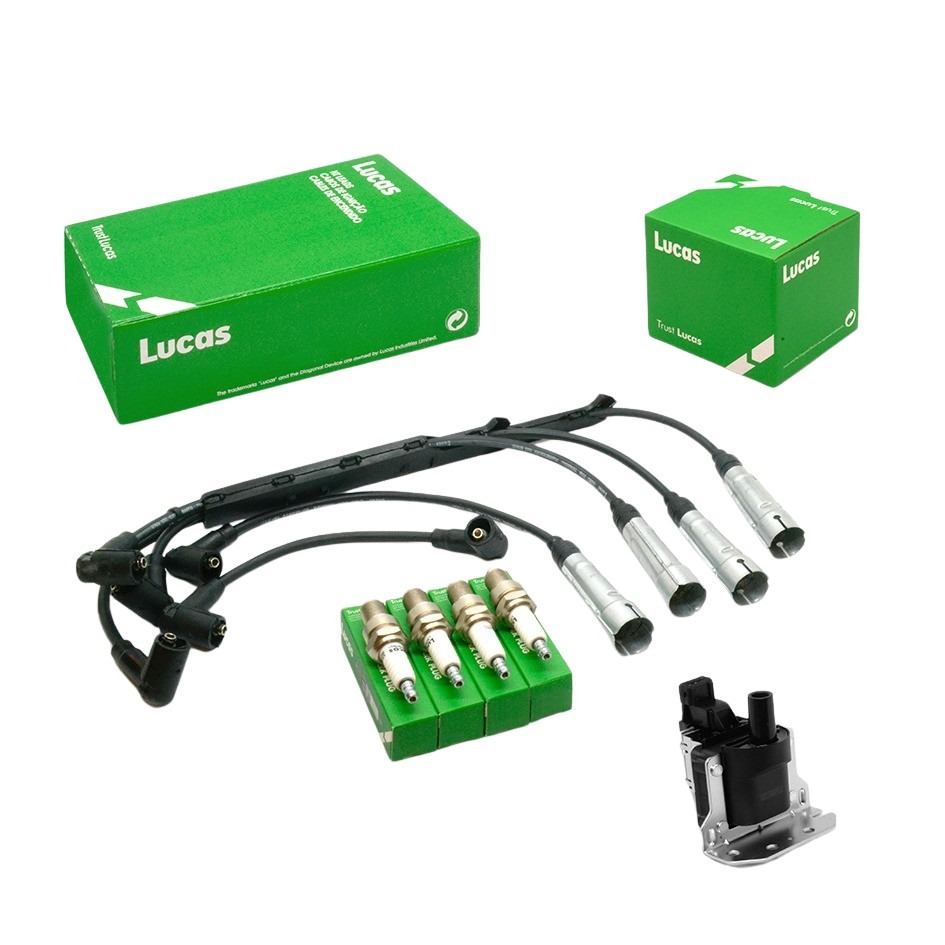 Kit Lucas L100048 Bobina Cables Y Bujias Volkswagen Gol 1.0 8v