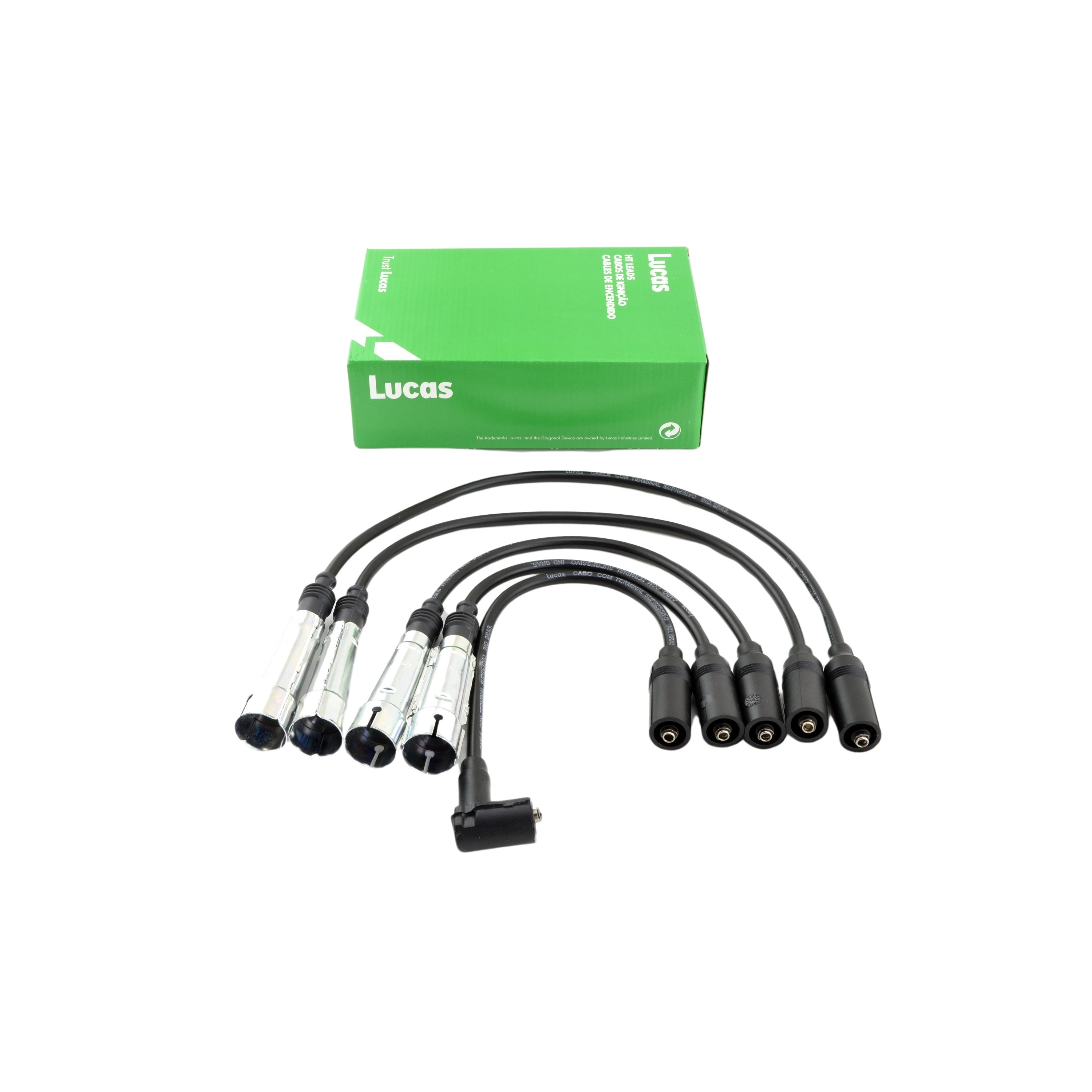 Cables De Bujia Volkswagen Gol 1.8 Motor Ap Carburador Negro