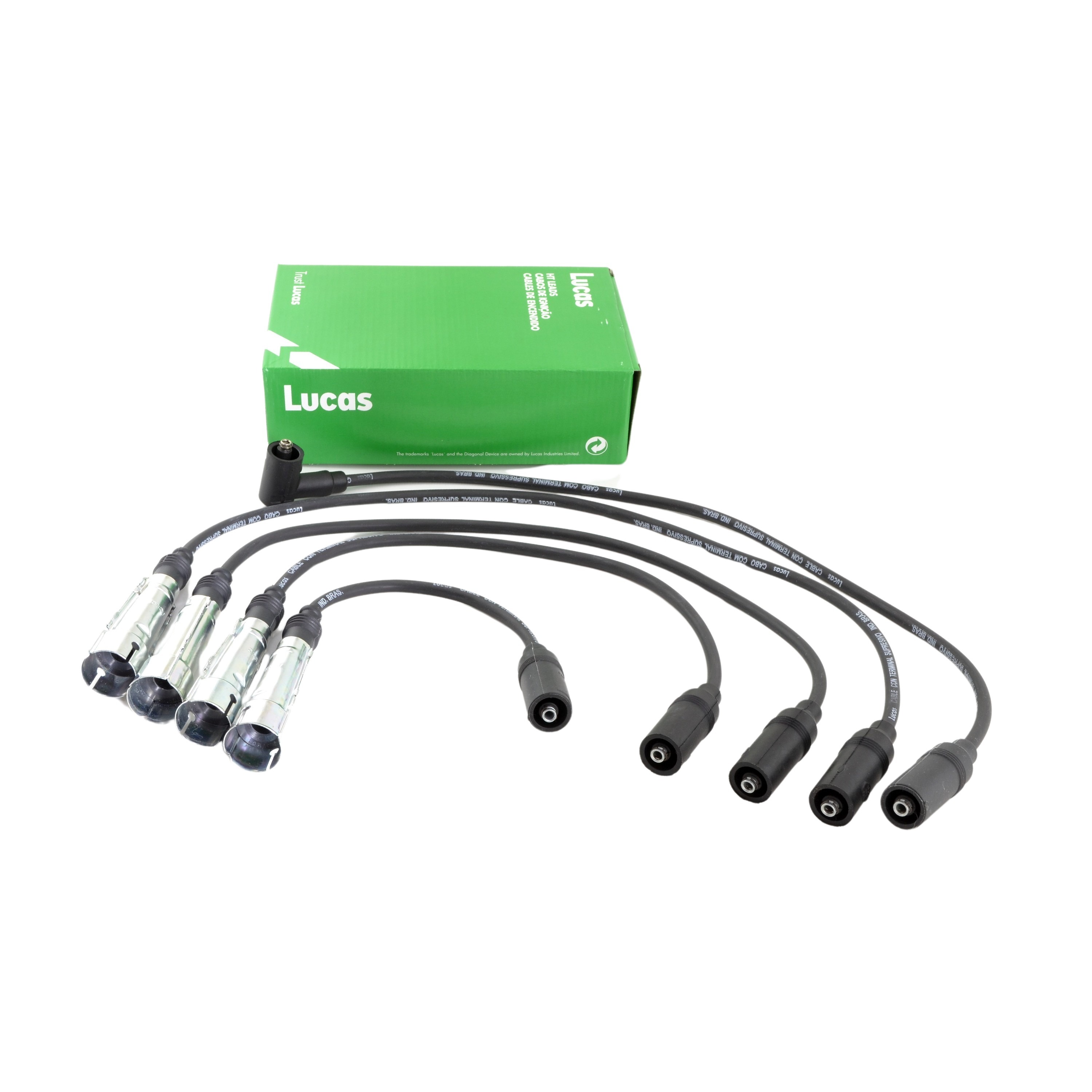 Cables De Bujia Volkswagen Polo Classic 1.6 1.8 Mi 8v Negro