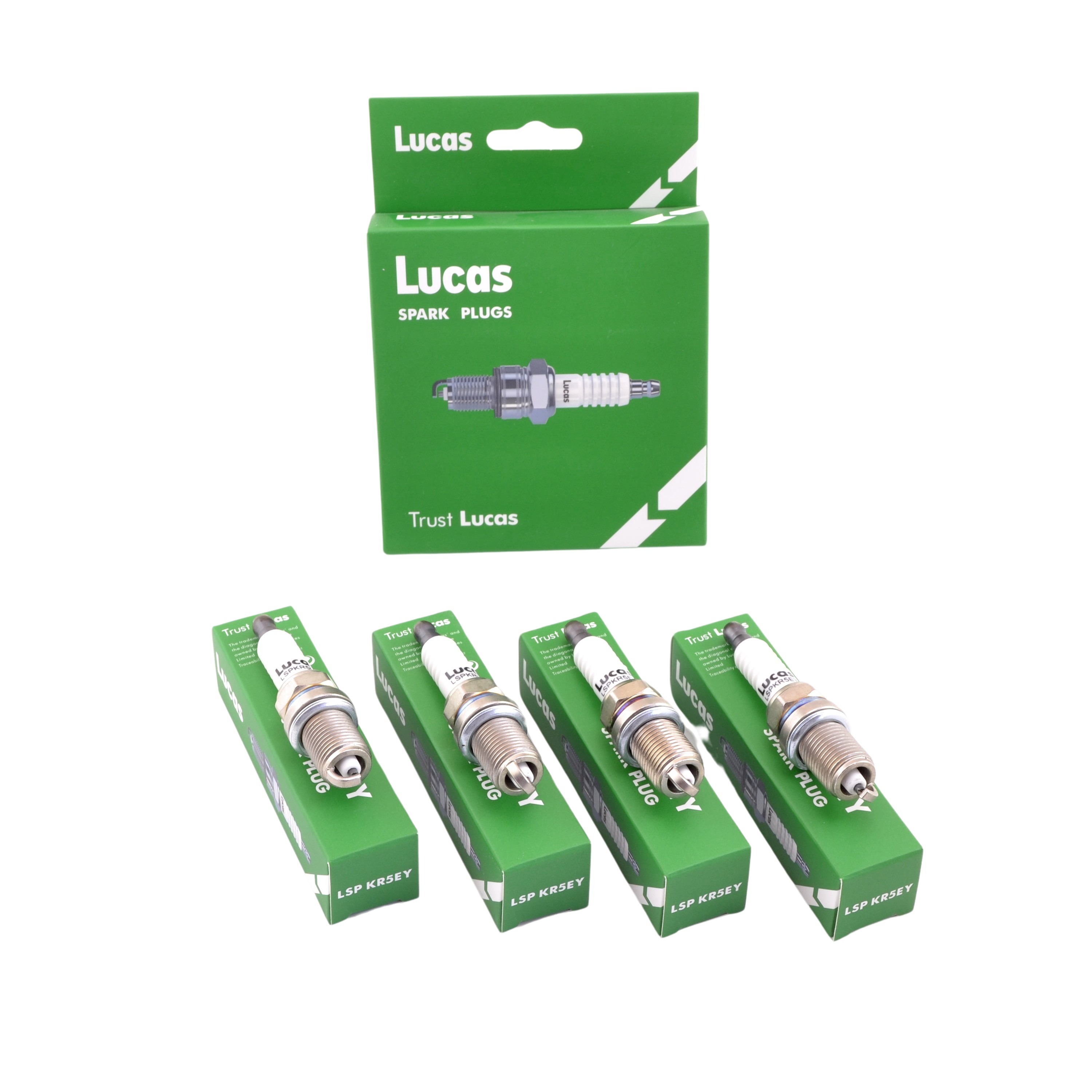 Kit Bujias Lucas Cobre Chrysler Caravan 2.4 Jeep Cherokee Lar- 2.5