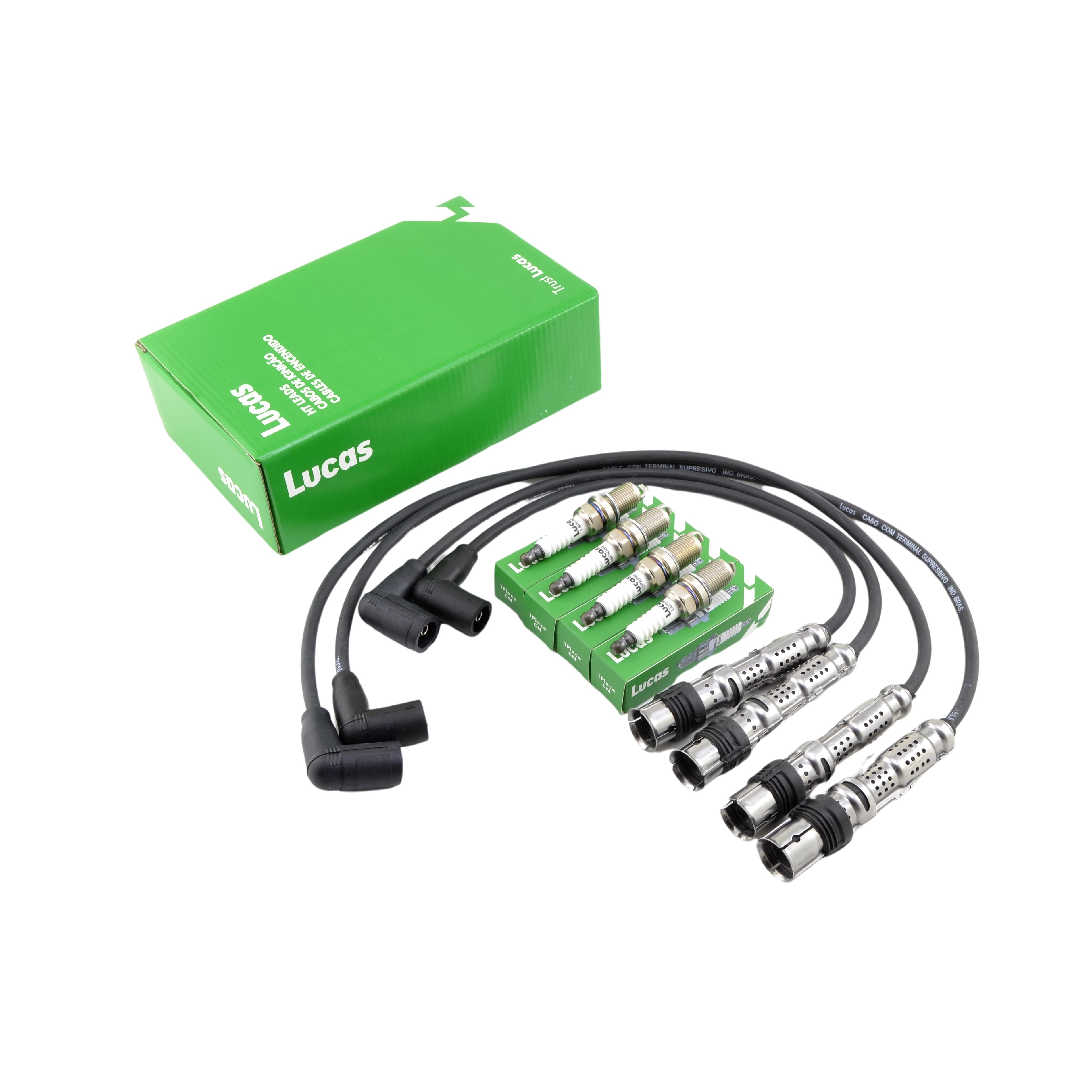 Kit Cables Y Bujias Vw Fox Gol Trend Voyage Suran Golf Bora