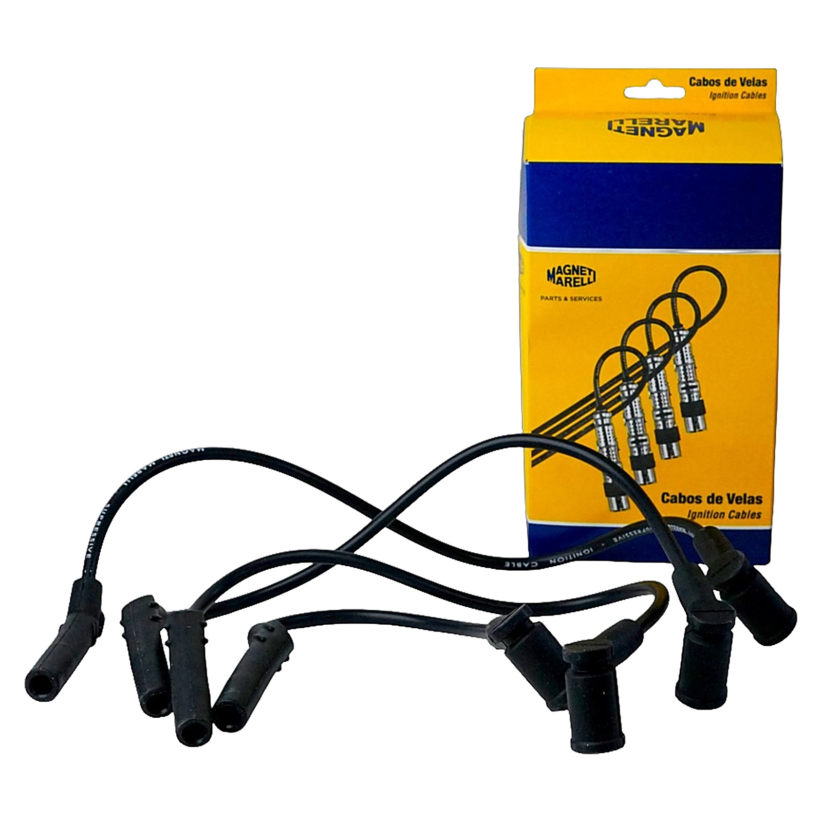 Juego Cables Bujia Magneti Marelli Ford Courier 1.6 8v Ecosport 1.6 8v Escort 1.6 8v Fiesta 1.6 8v Focus 1.6 8v Ka 1.0