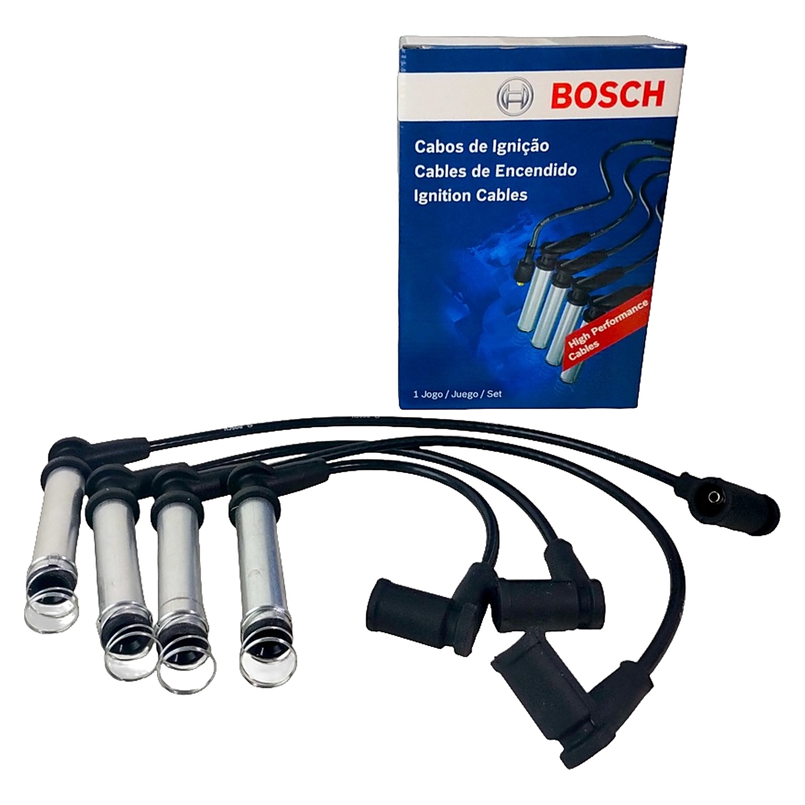 Juego Cables Bujia Bosch Ford Courier 1.6 8v Ecosport 1.6 8v Escort 1.6 8v Fiesta 1.6 8v Focus 1.6 8v Ka 1.0