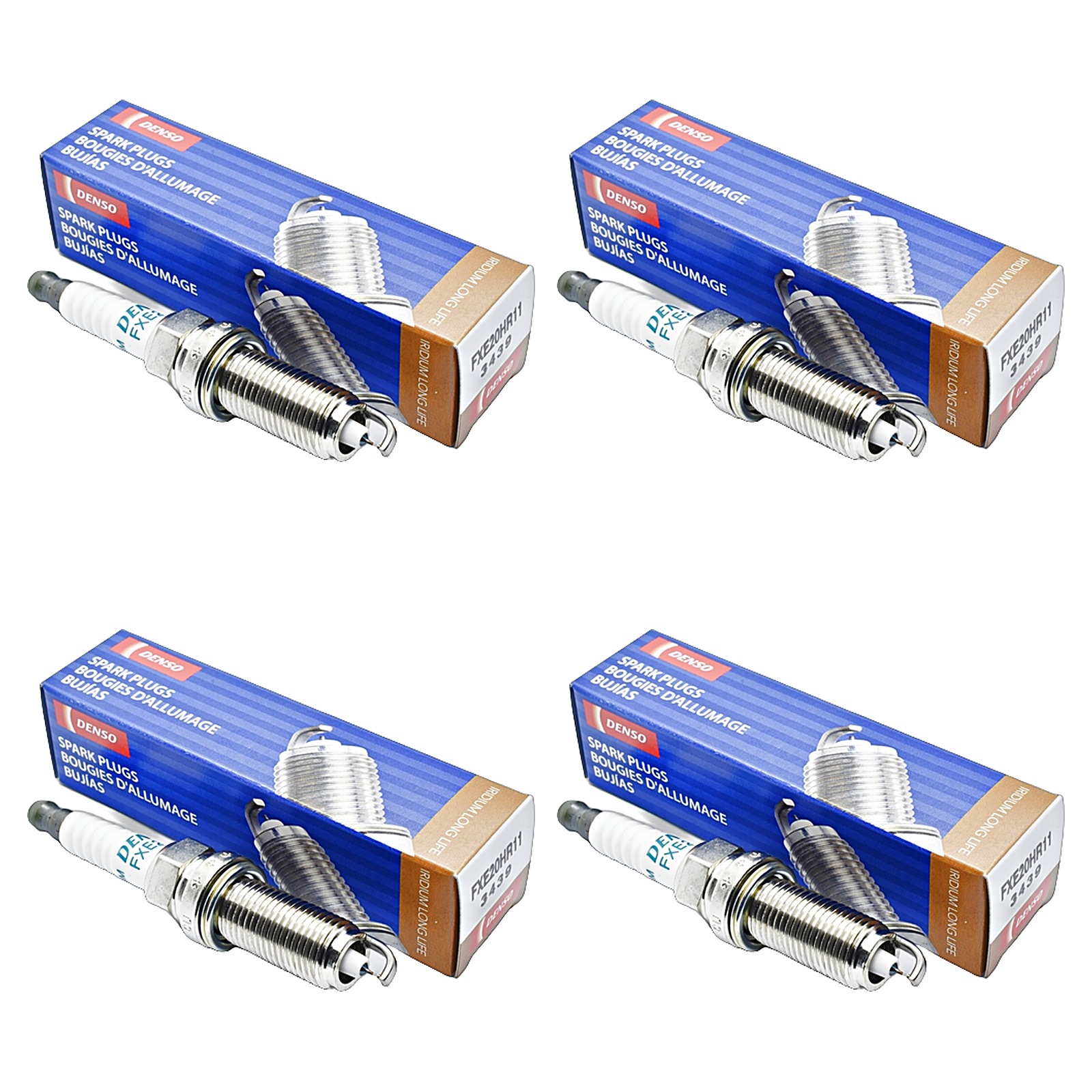 Kit Bujias Denso Iridium Renault Clio 2.0 16v Fluence 2.0 16v Grand Scenic 2.0 16v Laguna 2.0 16v Latitude 2.0 16v