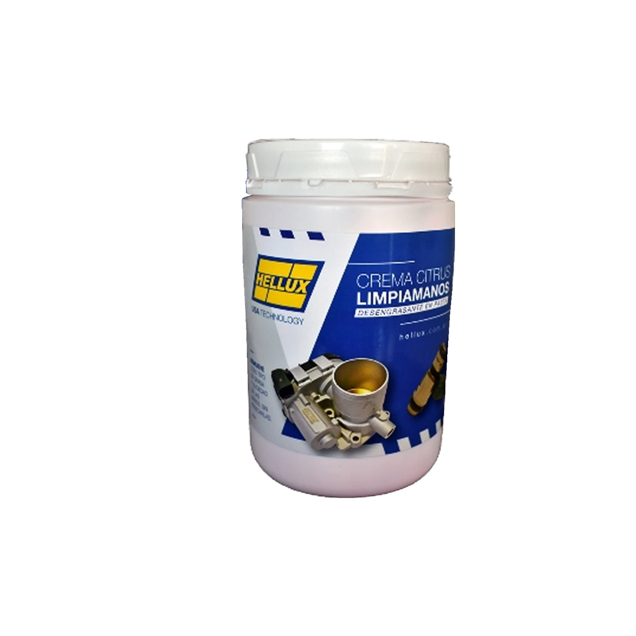 Crema Limpiamanos Hellux 1kg Para Mecanicos Desengrasante