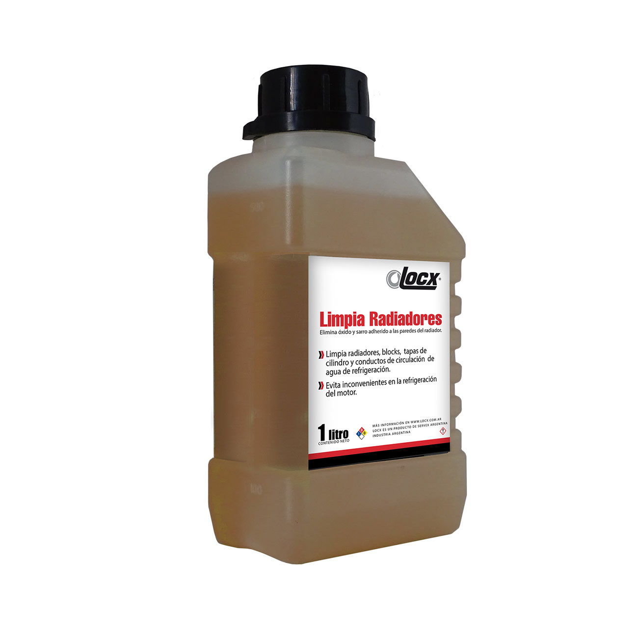 Liquido Limpia Radiadores Auto 1 L Locx