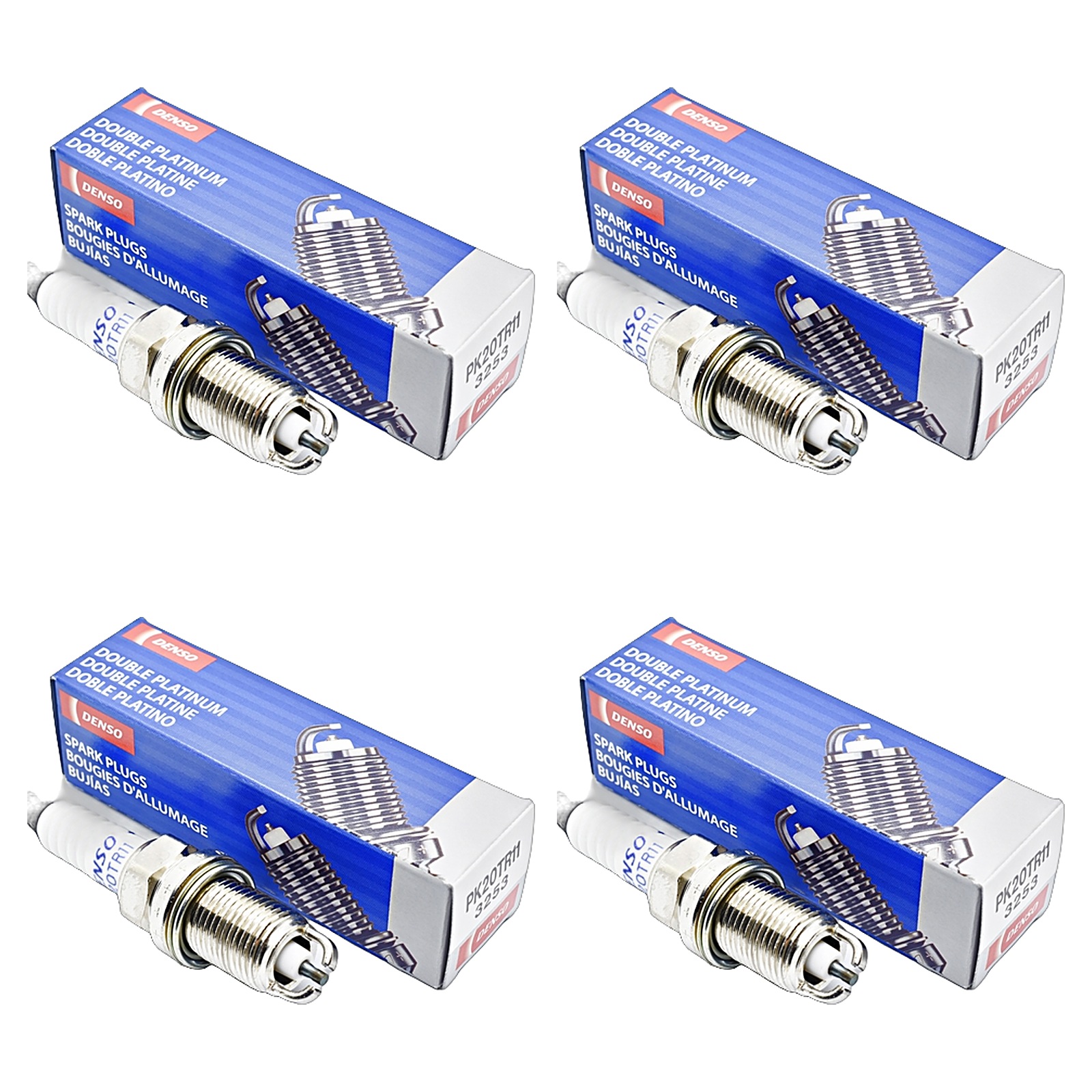 Kit Bujias Denso Platino Alfa Romeo 145 1.4 16v 1.6 16v 1.8 16v 2.0 16v 146 1.8 16v 2.0 16v 147 1.6 16v 2.0 16v 155 1.7 16v 2.0 16v 156 2.0 2.0 16v 156 Sportwagon 2.0 2.0 16v Gt 2.0 Spider 2.0 16v