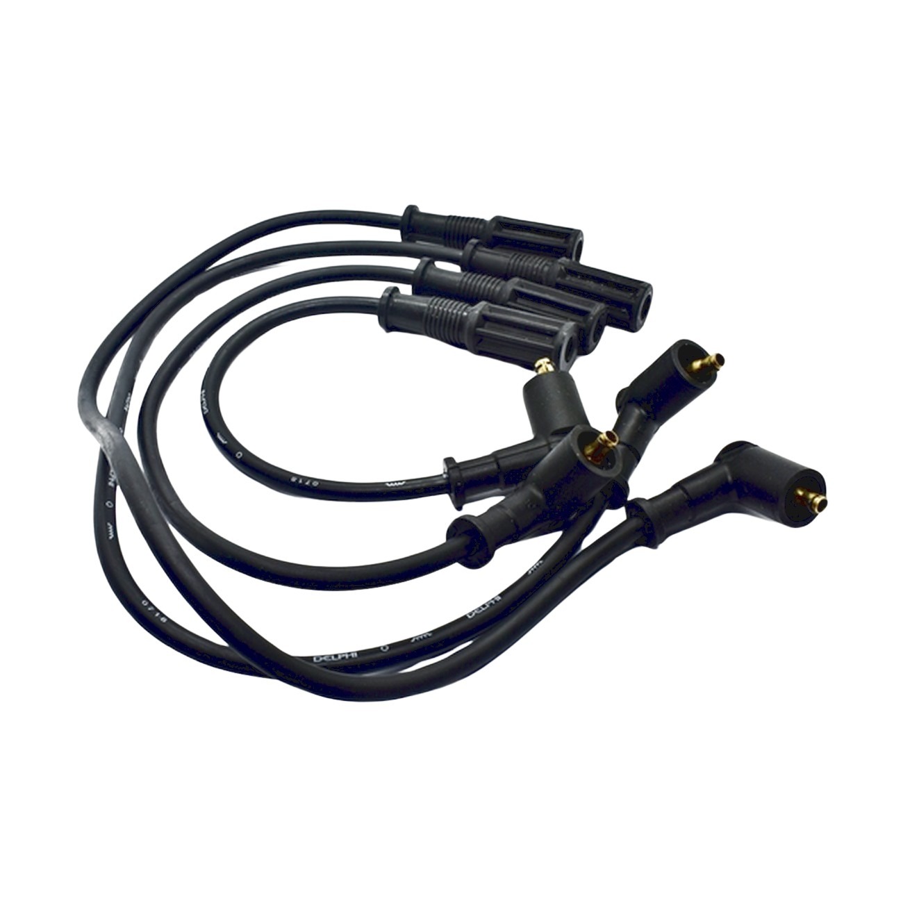 Juego Cables Bujia Delphi Fiat Fiorino 1.3 8v Idea 1.4 8v Palio 1.4 8v Punto 1.4 8v Siena 1.4 8v Strada 1.4 8v Uno 1.3 8v