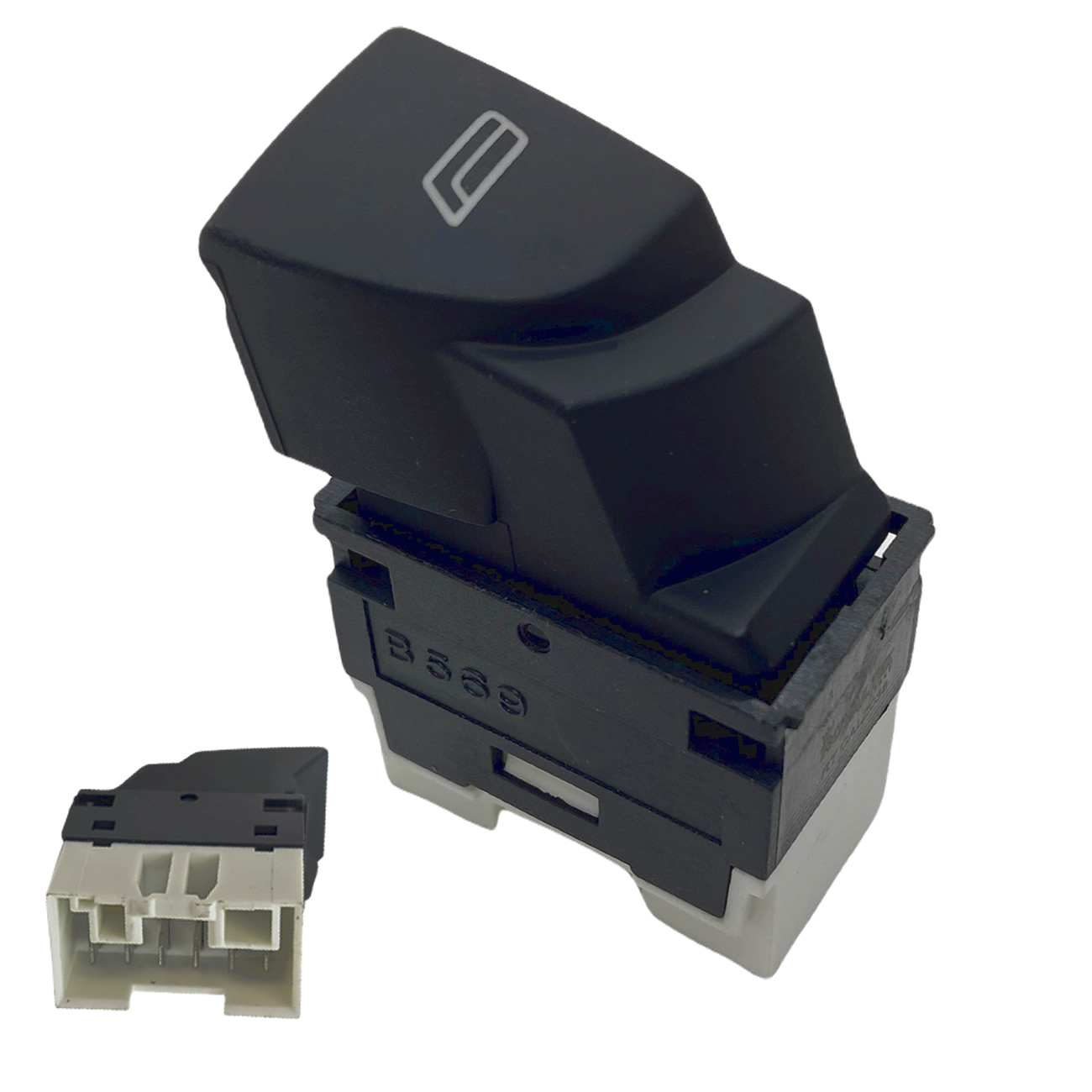 Tecla Levanta Vidrios Daily Base Negra Y Blanca