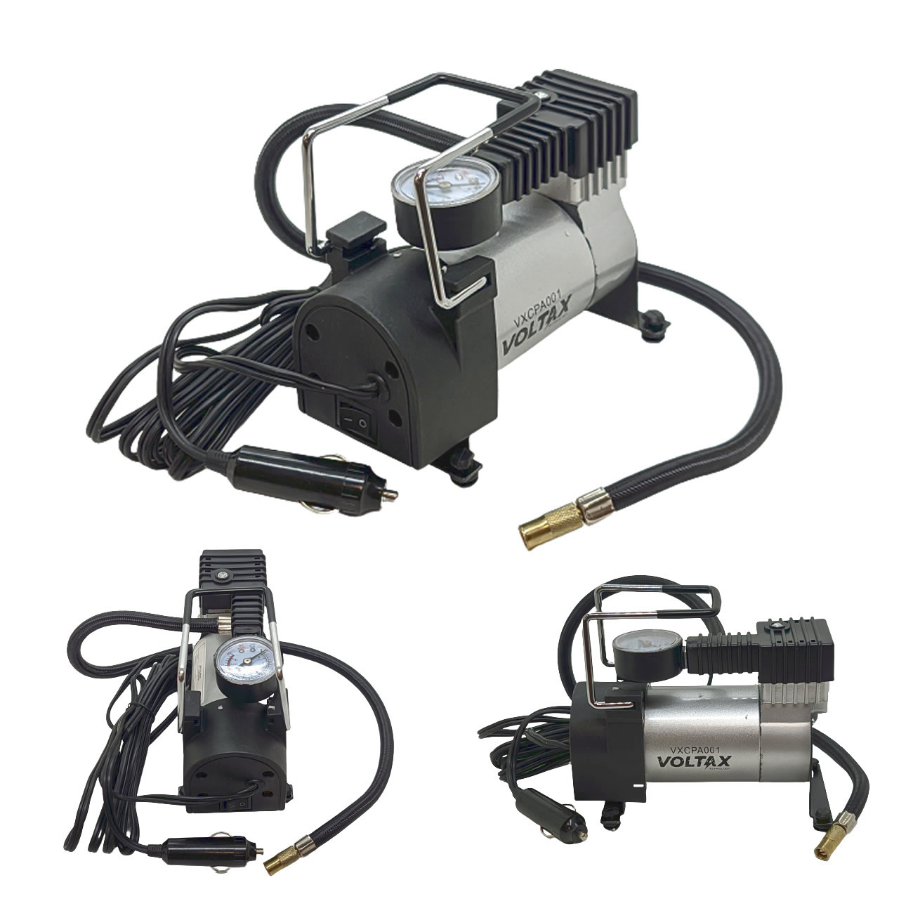 Mini Compresor Aire Inflador Neumatico Auto 4x4 Portatil 12v Monofásica