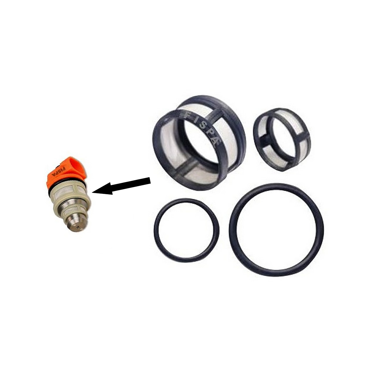 Kits De Filtros Y Orings Inyector Fiat Uno Tela Metalica