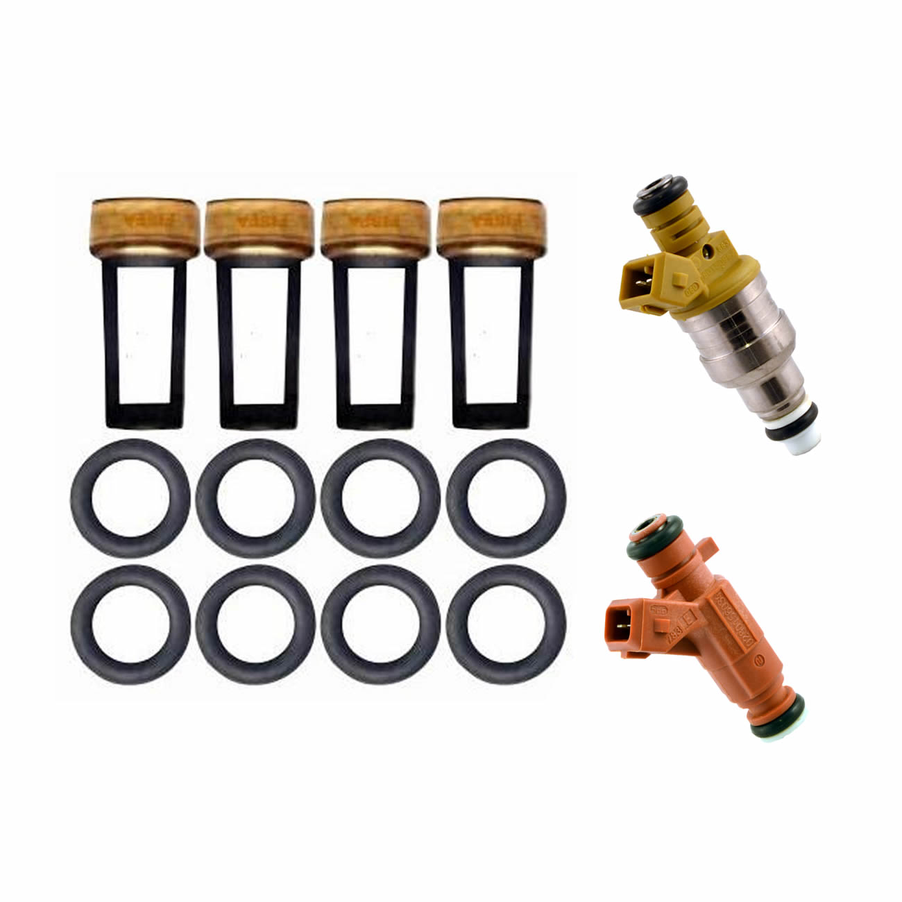 Kits De Filtros Orings Inyector Fiat Chevrolet Ford T/bosch