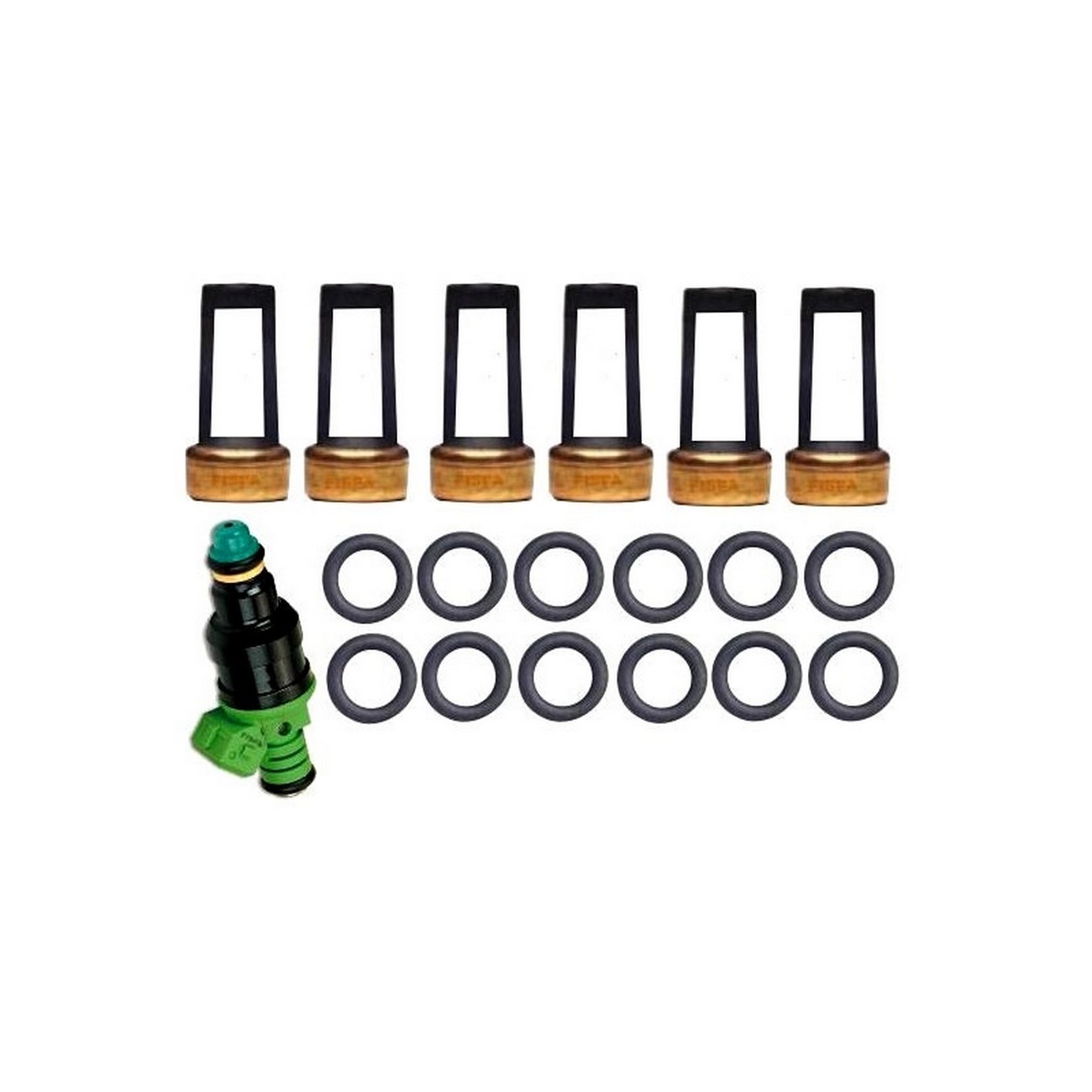 Kit De Filtros Y Orings Inyectores Bosch 6 Cilindros