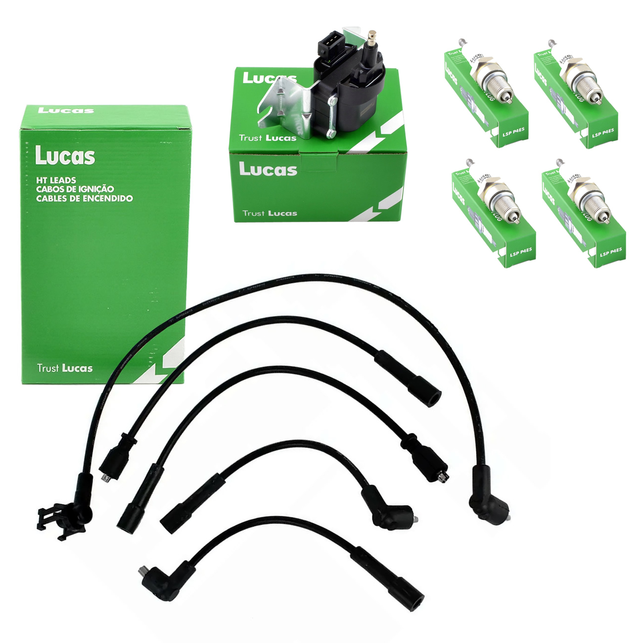 Kit Bobina Cable Bujia Renault Clio 1 Y 19 1.6 8v Monoponto