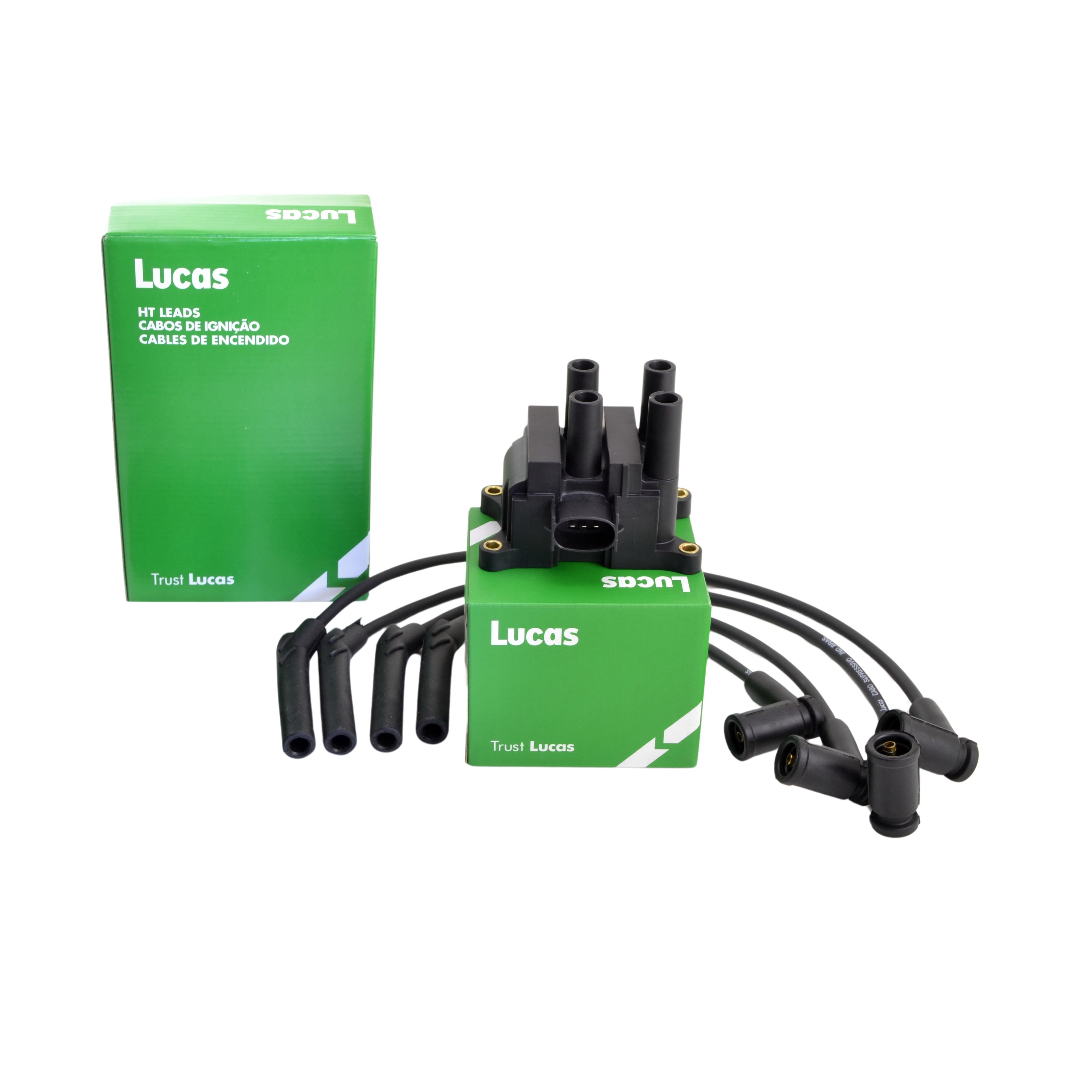 Kit Bobina Cables De Bujia Ford Ka Courier Escort 1.6 Rocam