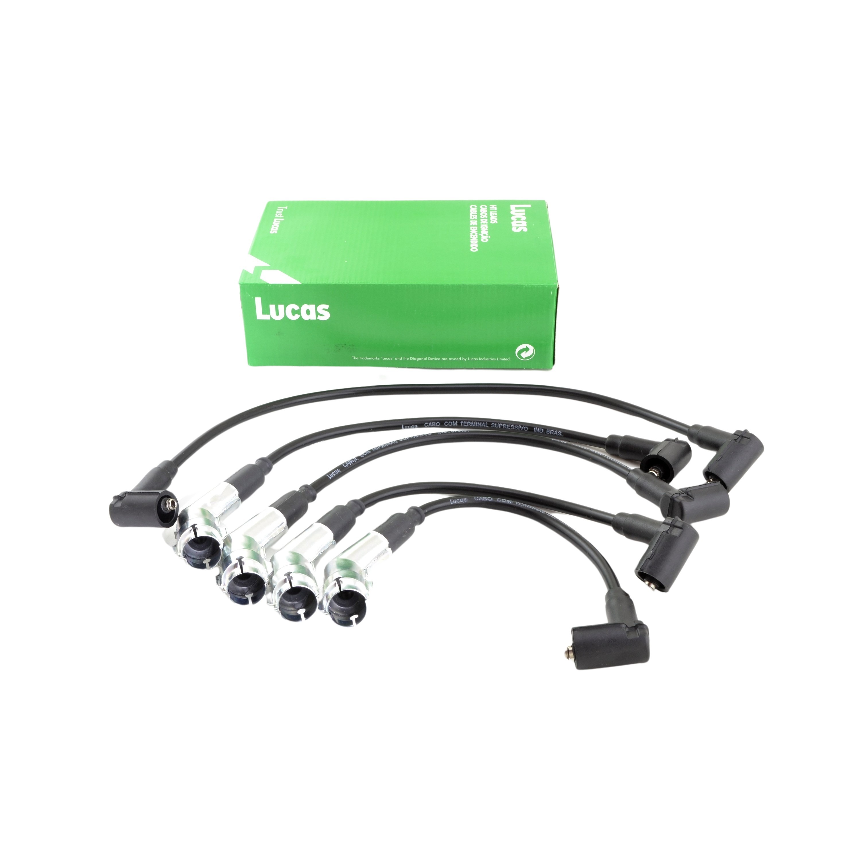 Cables De Bujia Ford Sierra 84 A 91 2.3 L Negro