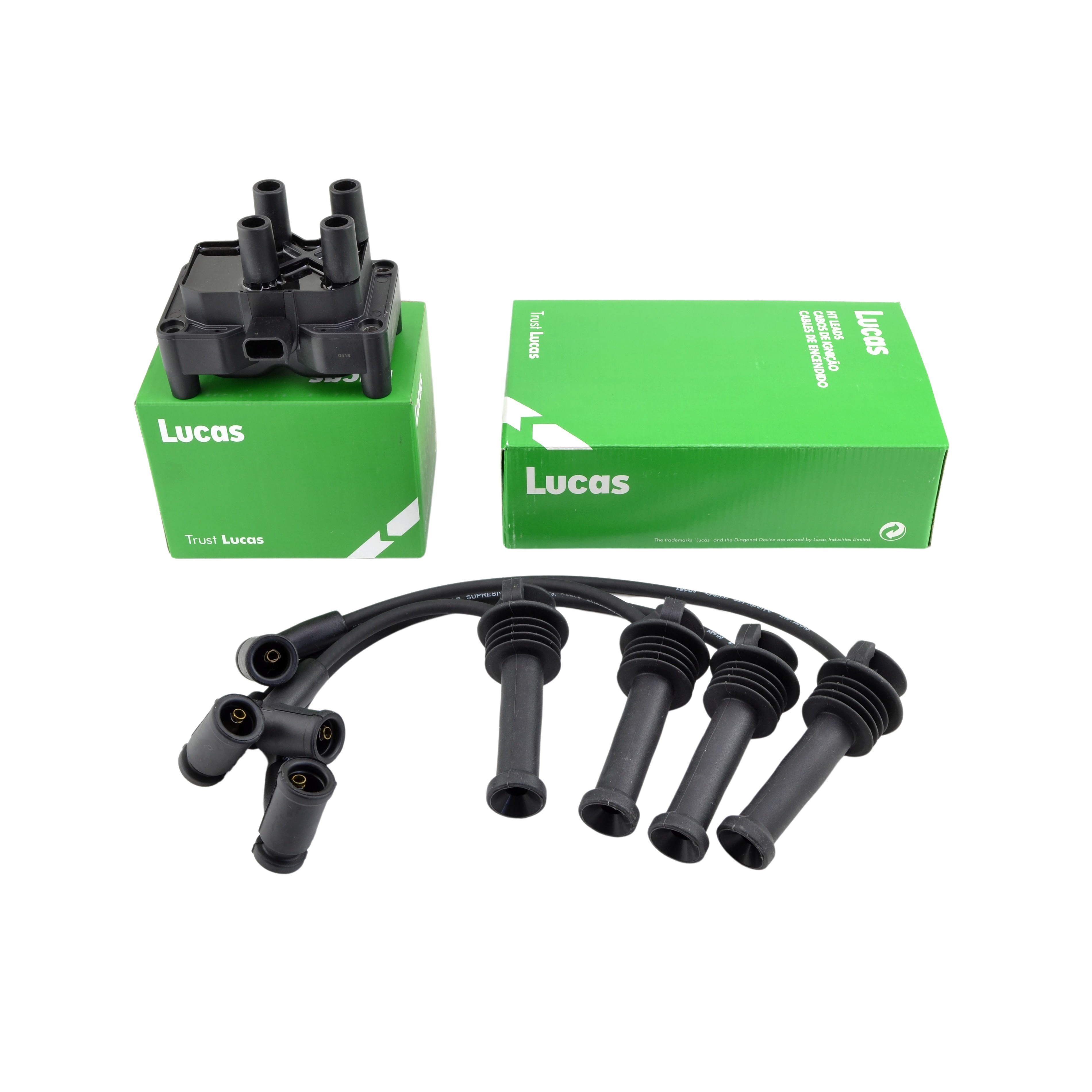 Kit Bobina Y Cables Ford Fiesta Focus Ecosport Ka 1.6 1.0