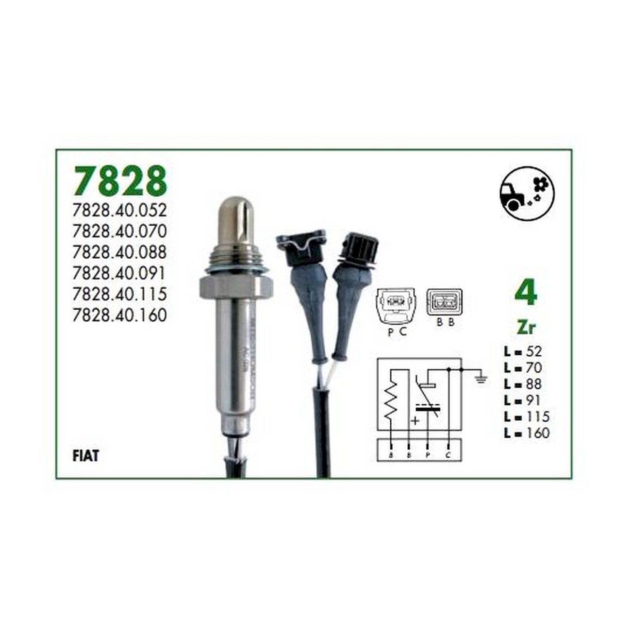 Sonda Lambda Thomson Alfa Romeo 164 3.0 33 1.7