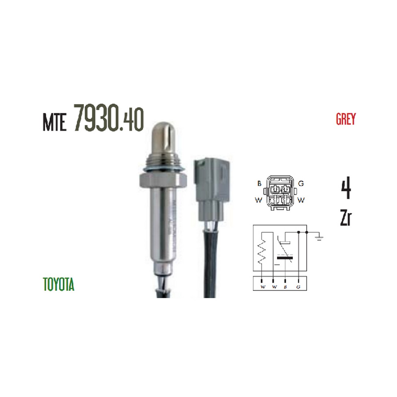Sonda Lambda Thomson Toyota Corolla 1.8 1.6 16v Vvti 2002