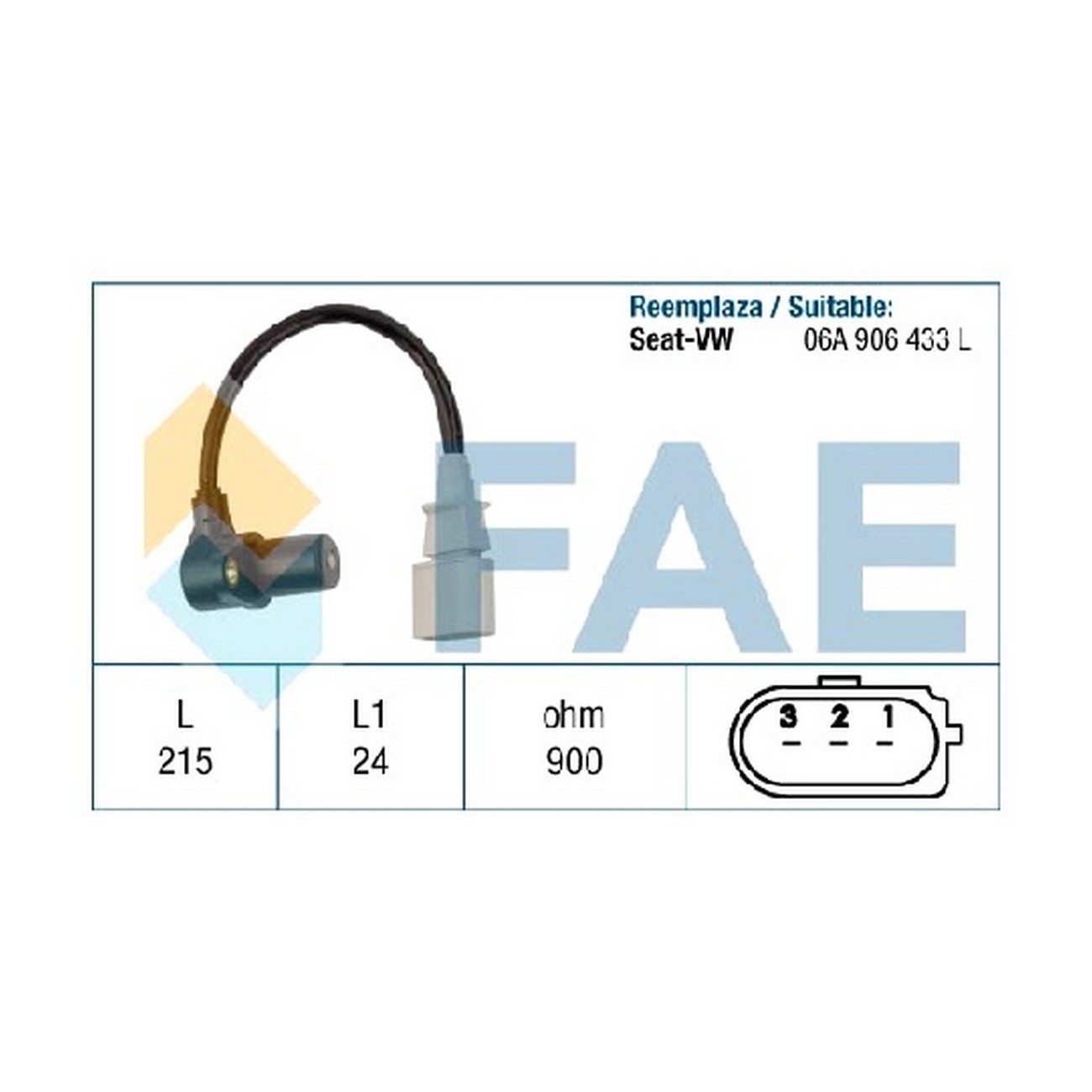 Sensor De Rpm Cigueñal Rotacion Volkswagen Golf Iv Gti 1.8t