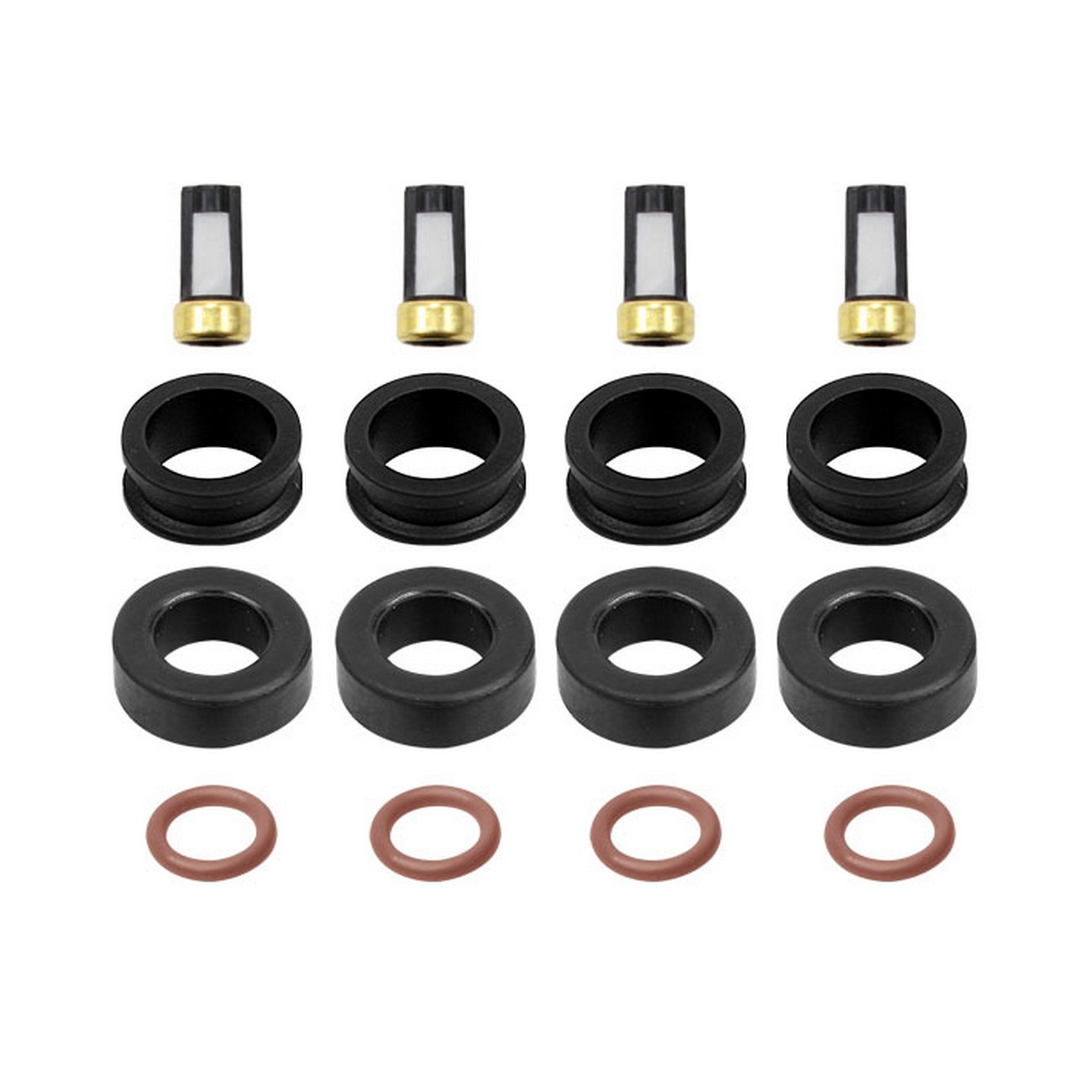 Kit Filtro Oring Sello Inyector Toyota Corolla 1.6 1.8 